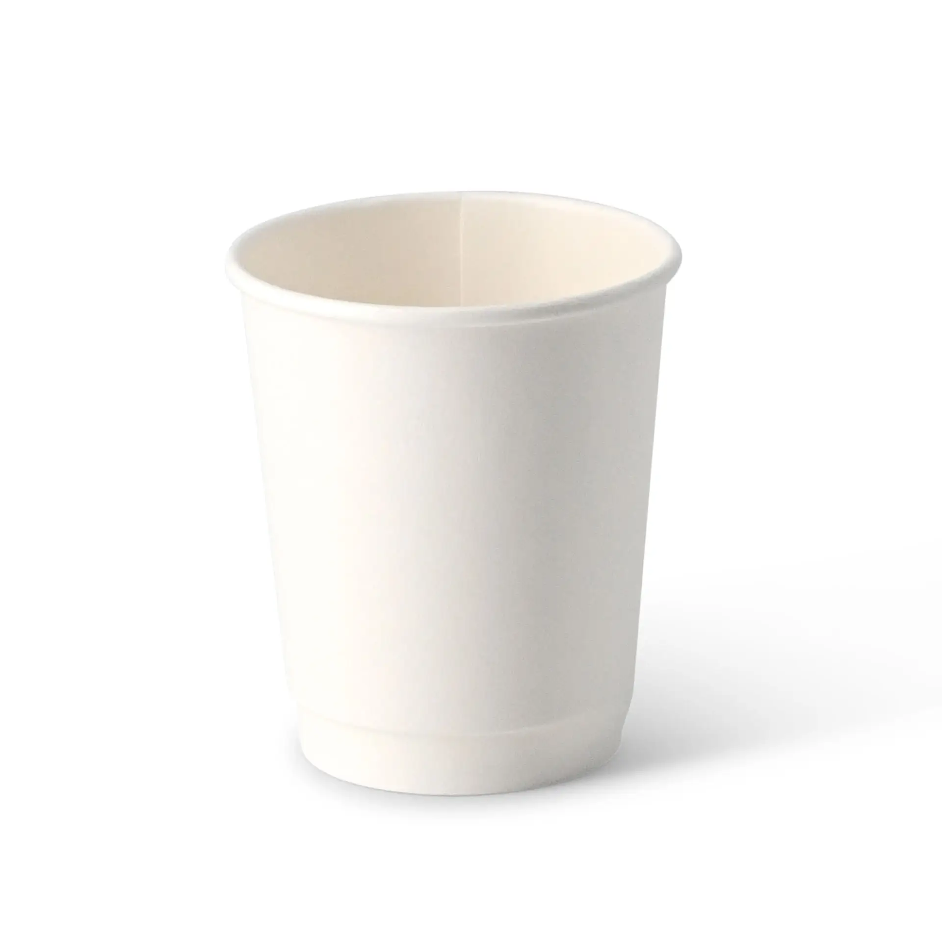 8 oz Takeaway coffee cups double wall, Ø 80 mm, white dhd046231-kaffee-to-go-becher-aus-pappe-doppelwandig-200-ml-8-oz-80-mm-weiss-1