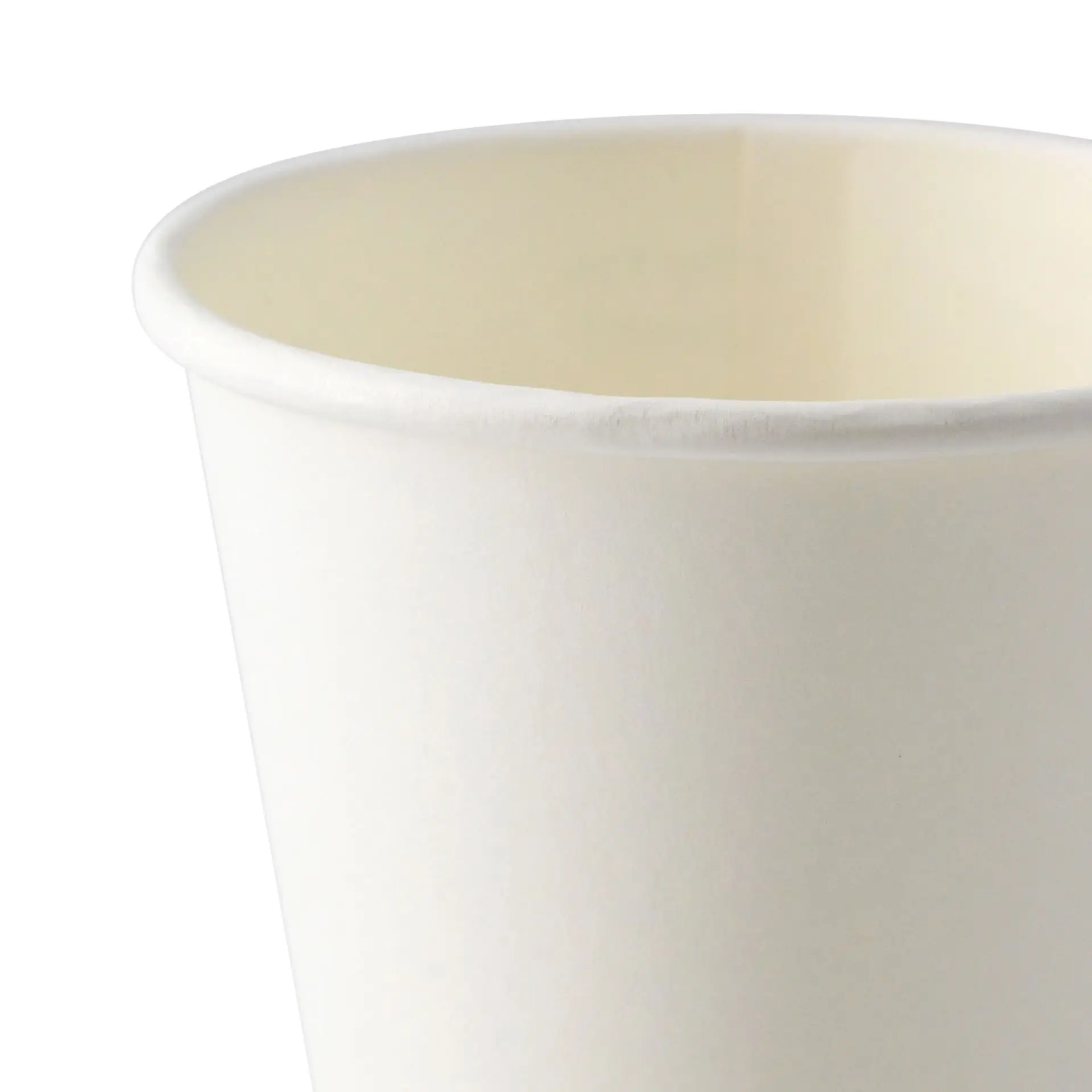 Paper cup 150 ml / 6 oz, Ø 80 mm, “EcoUp©” icons, single wall, white, PLA-coated