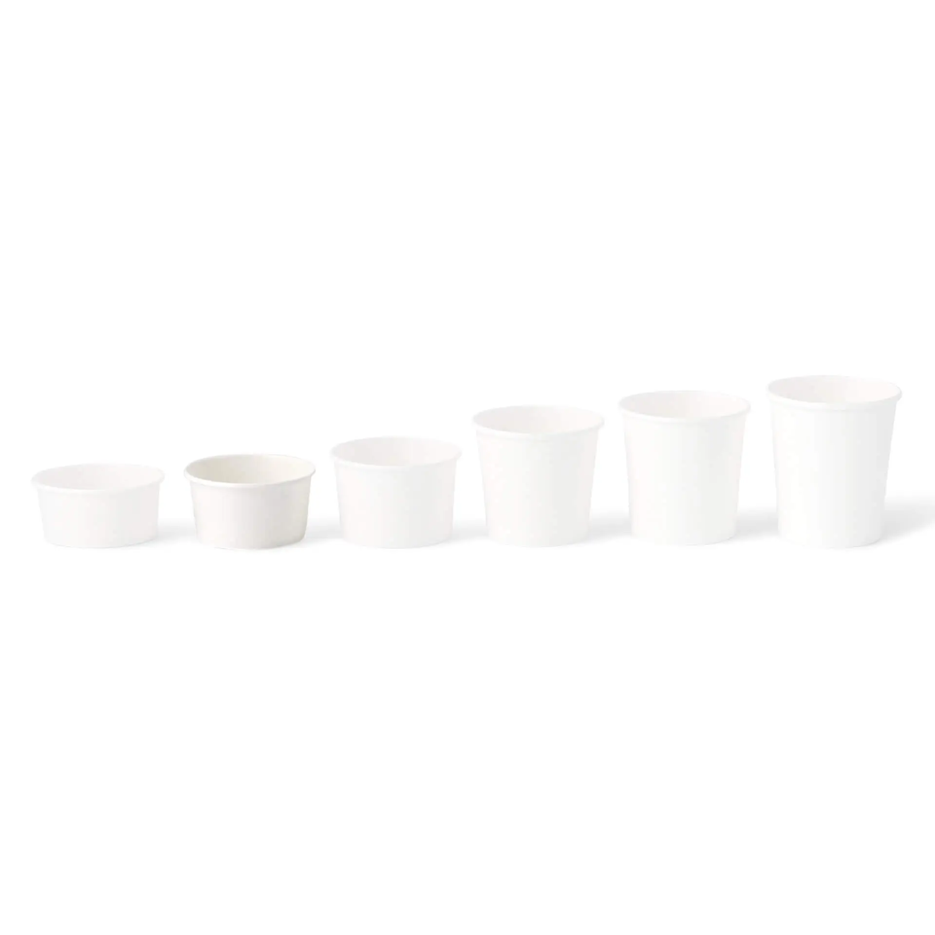 6 oz, max. 7.5 ozPaper cups ice cream S (coated), Ø 92 mm, white