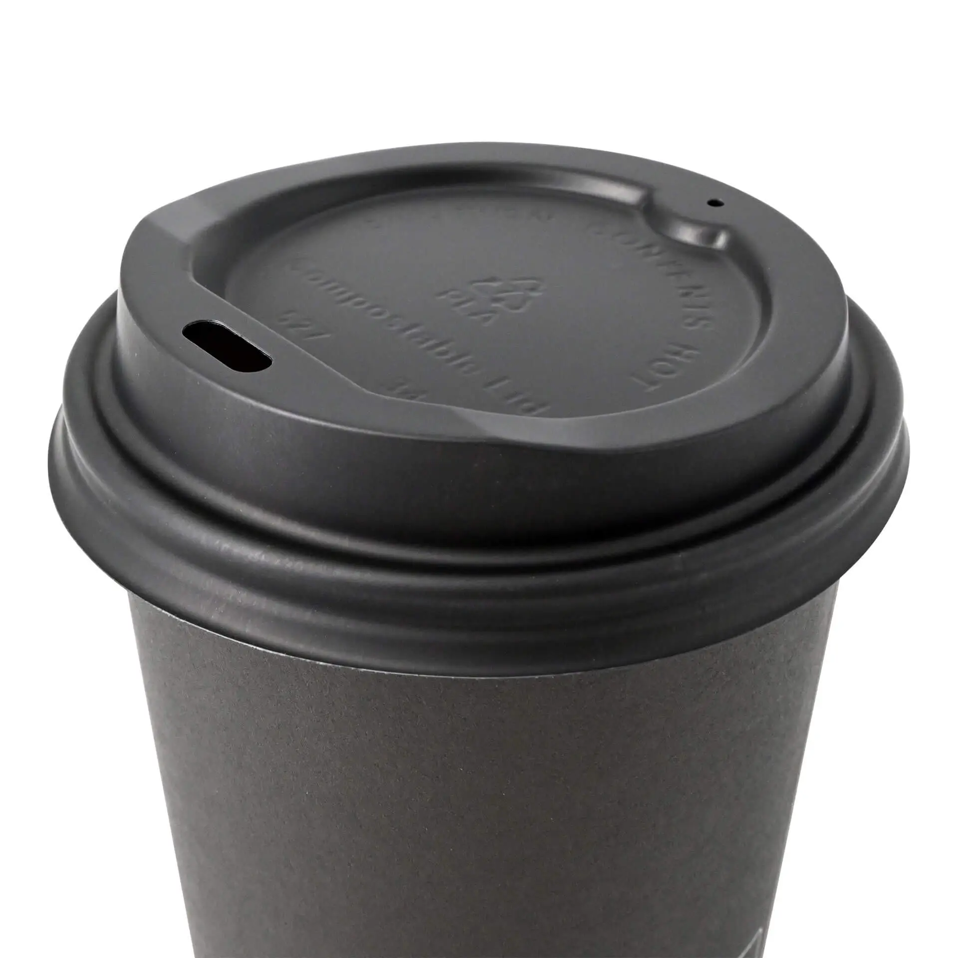 CPLA lid Ø 80 mm, black, drinking hole dhd004051-cpla-deckel-80-mm-schwarz-trinkoeffnung-3