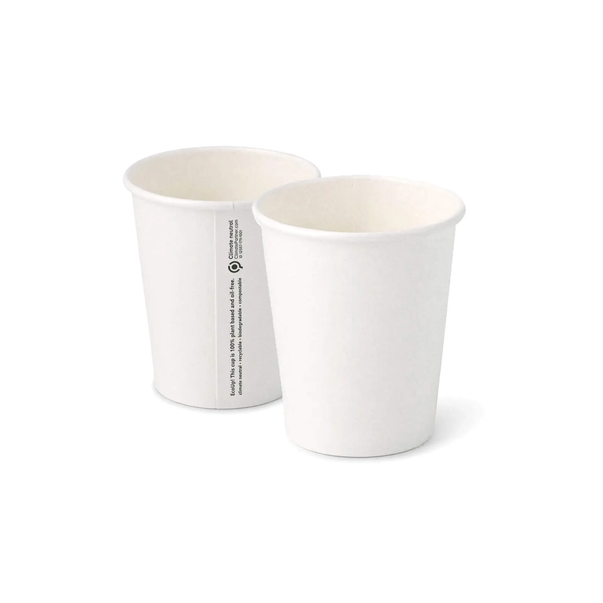 8 oz Paper cups single wall, Ø 80 mm, white