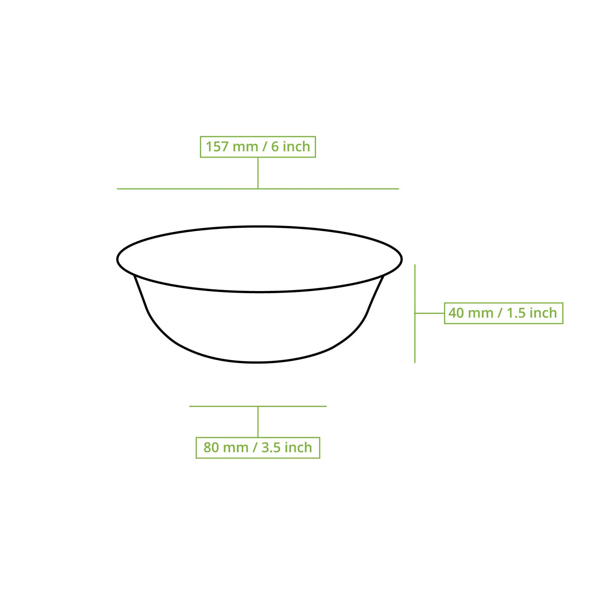 250 ml, Sugarcane-bowls, round 250 ml, Sugarcane-bowls, round
