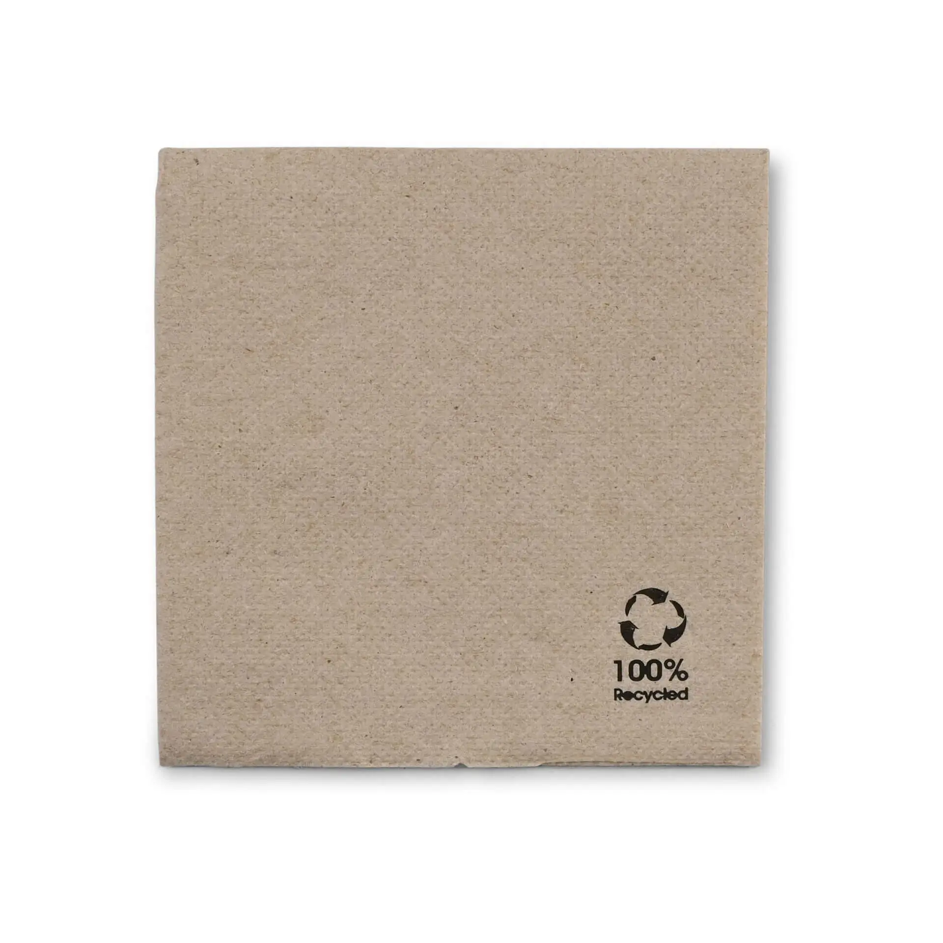 Recycled cocktail napkins (Premium) 20 x 20 cm, 2-ply, 1/4 fold
