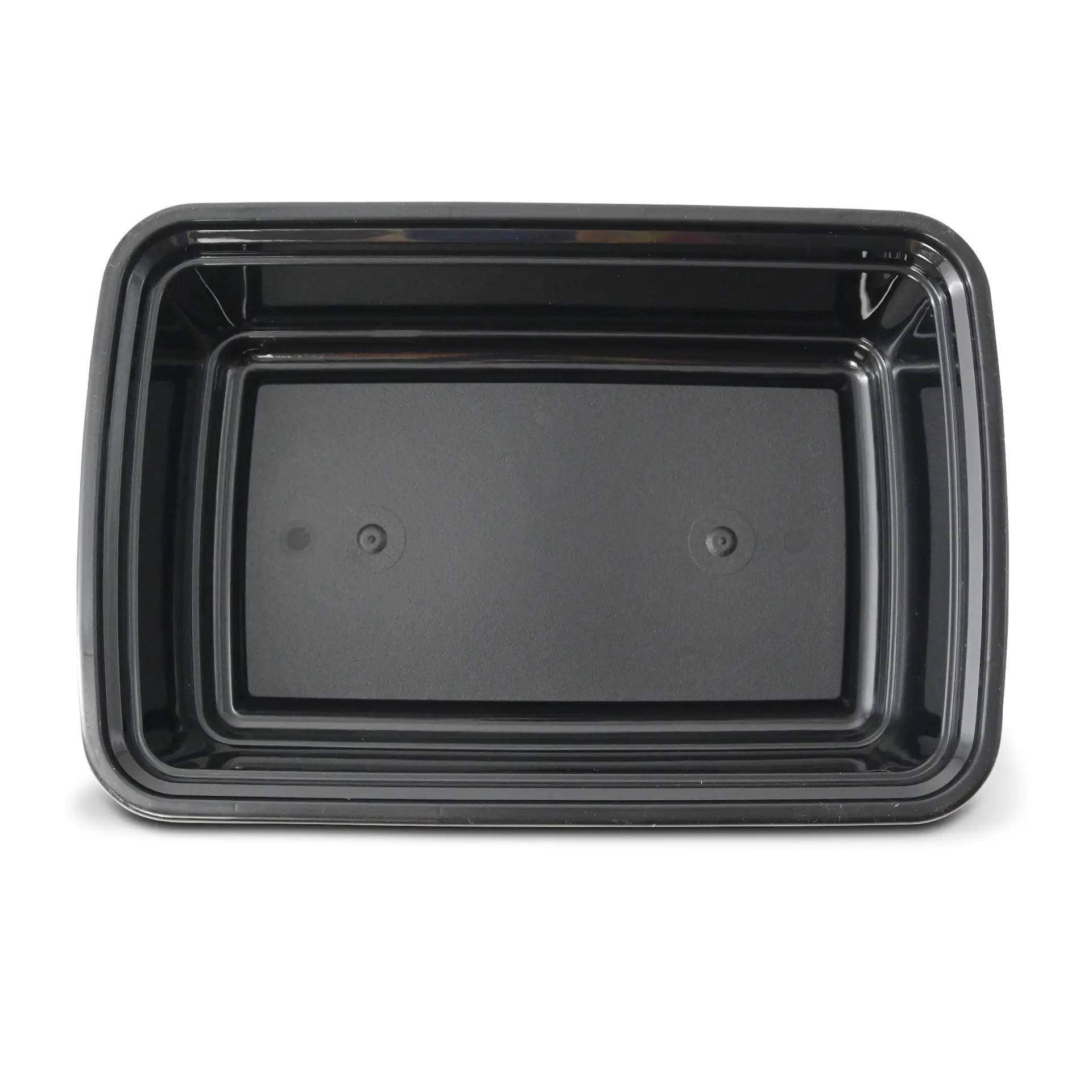 Reusable container made of PP 700 ml, rectangular, black