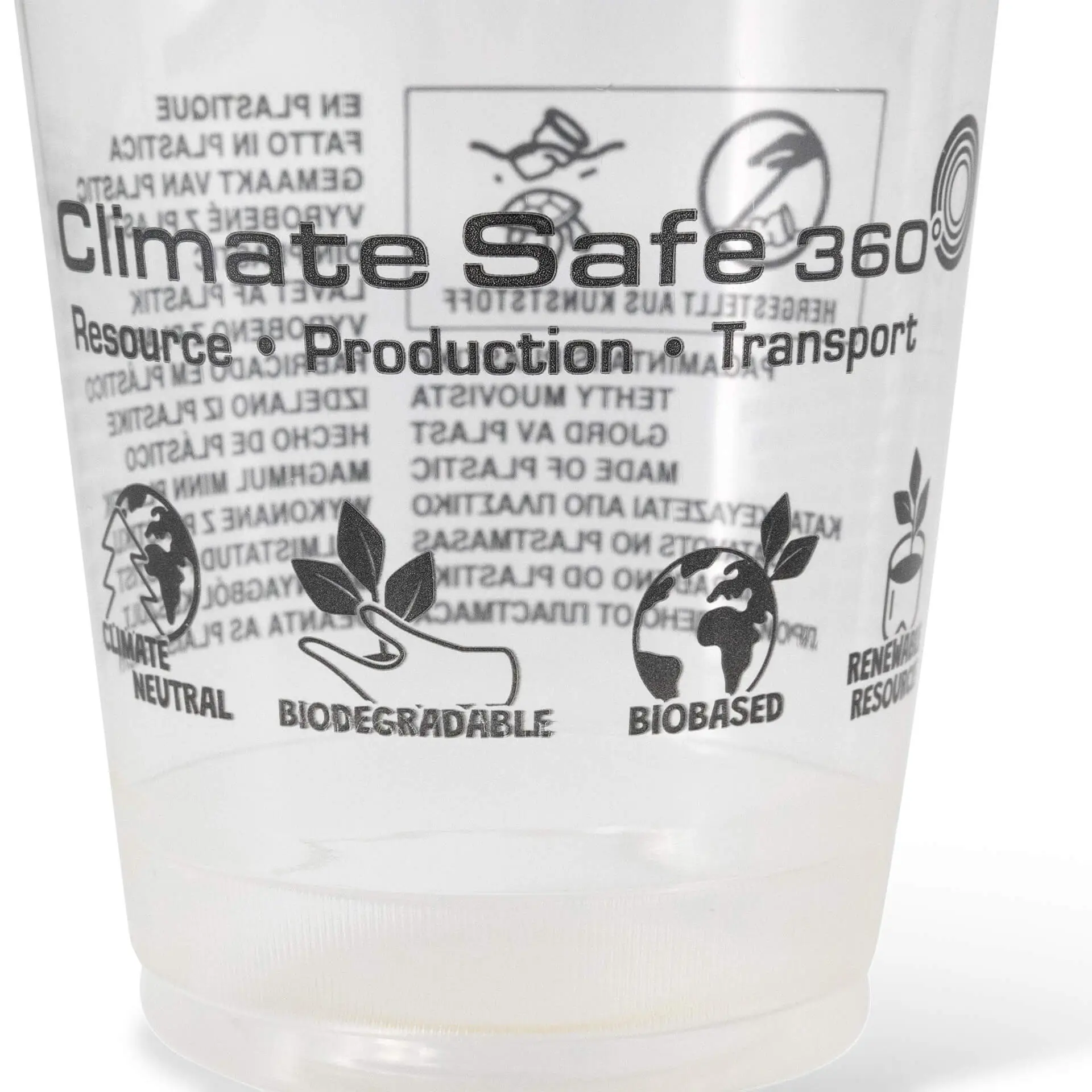 16 oz PLA Smoothie Cups, Ø 96 mm