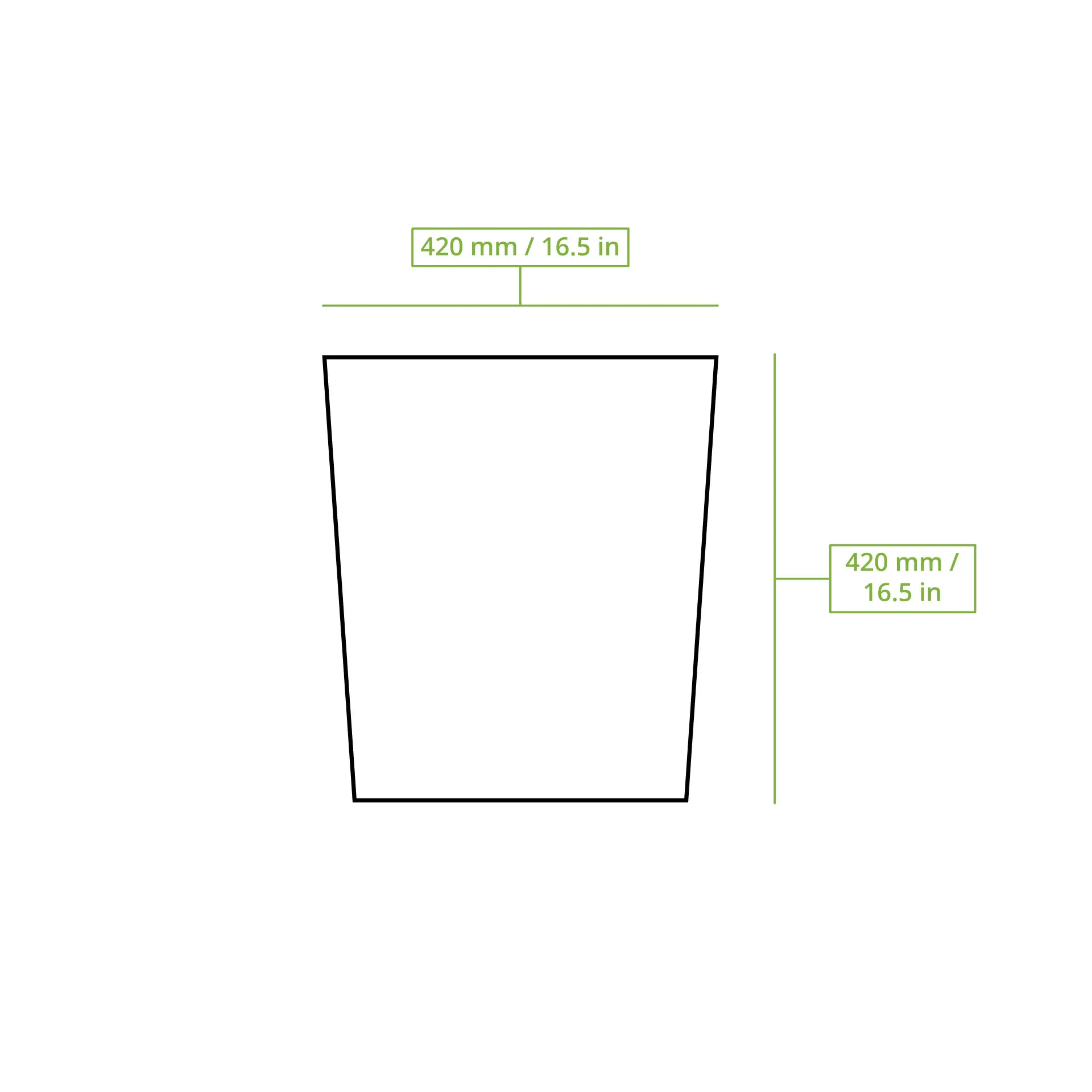 Bio Bin bags PLA, 42x42 cm, 10 l Bio Bin bags PLA, 42x42 cm, 10 l