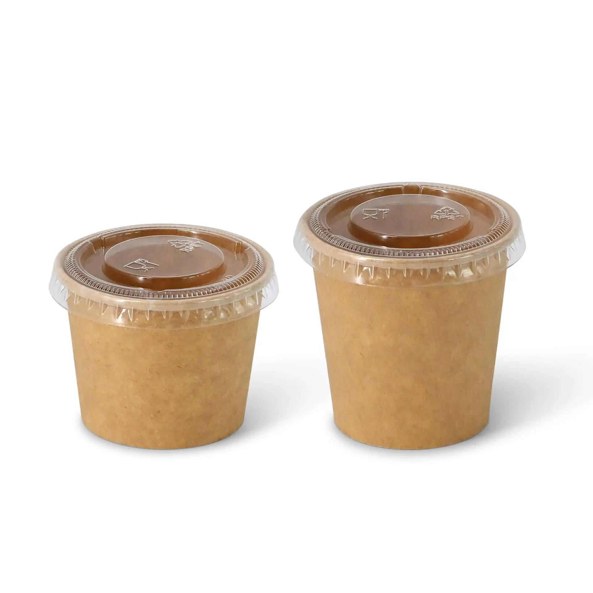 rPET lids Ø 62 mm, transparent
