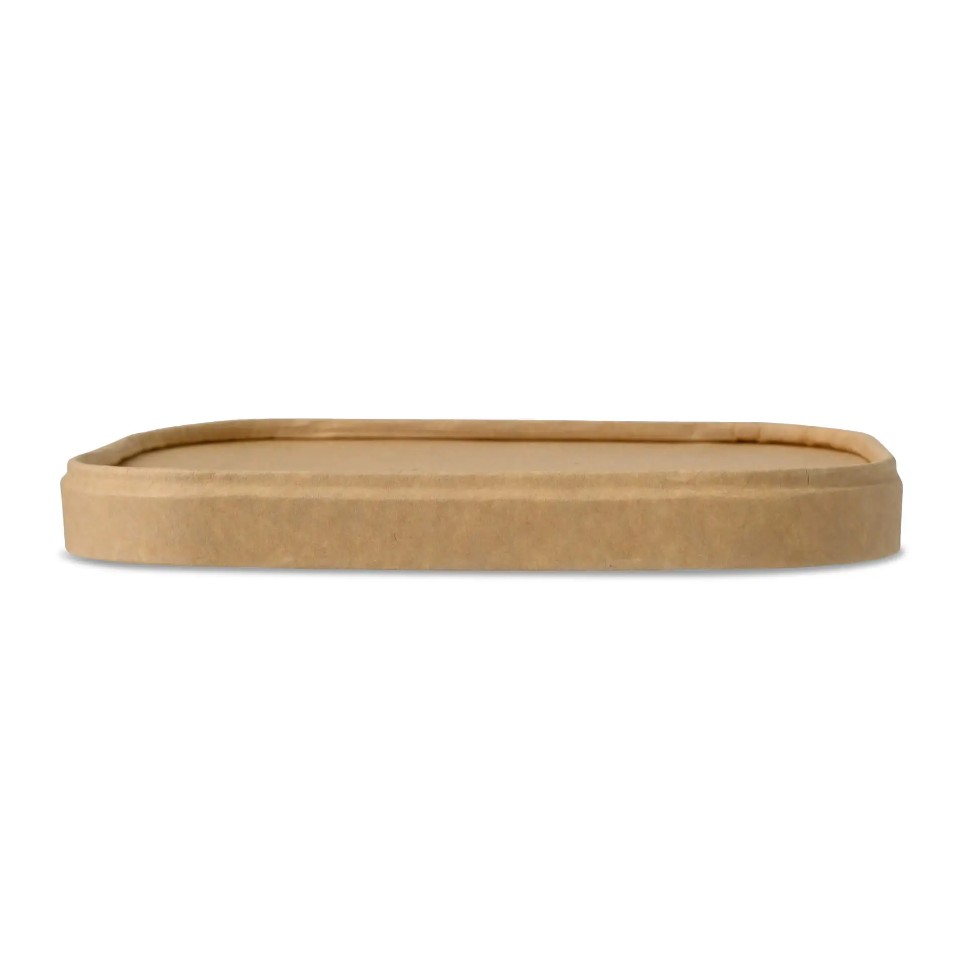 Cardboard lids 17,5 x 12,5 cm, brown, rectangular