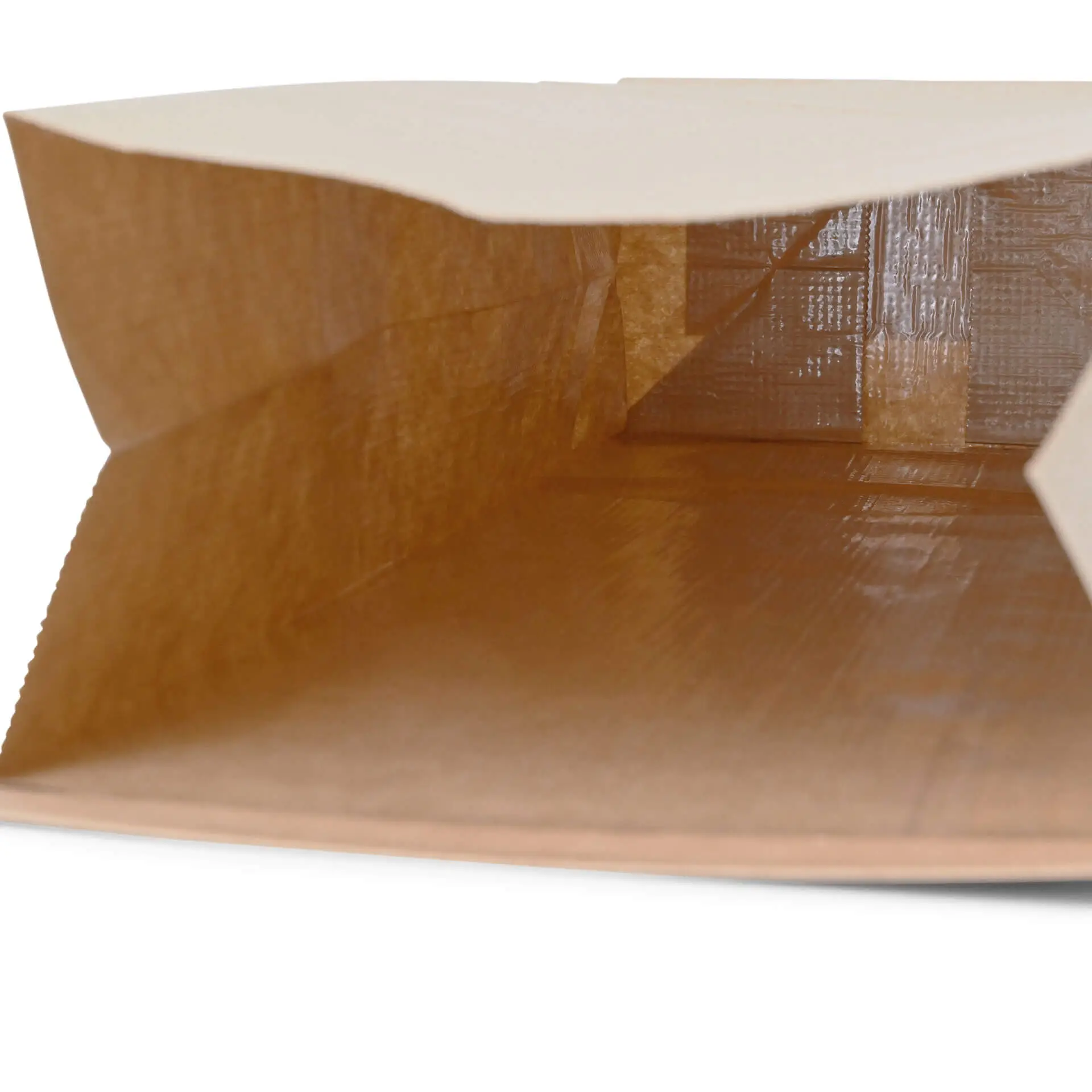 Block bottom bags L, 12.5 x 7,5 x 32.5 cm, PP-foil, brown, tin tie, kraft paper dre03360-blockbeutel-l-125-x-75-x-325-cm-pp-folie-braun-clipband-kraftpapier-5