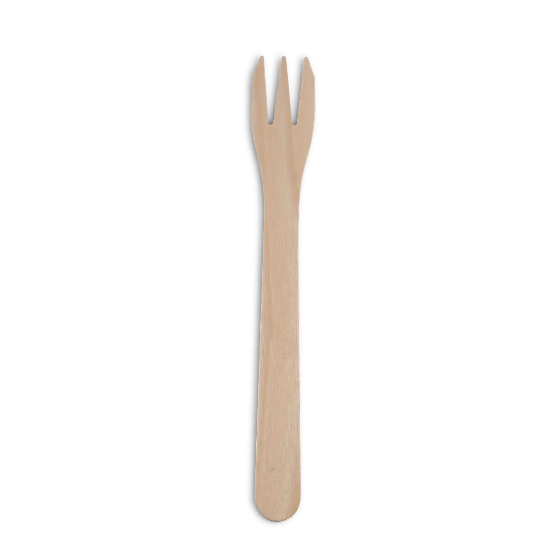 Wooden chip forks XL 17.5 cm, 3 prong