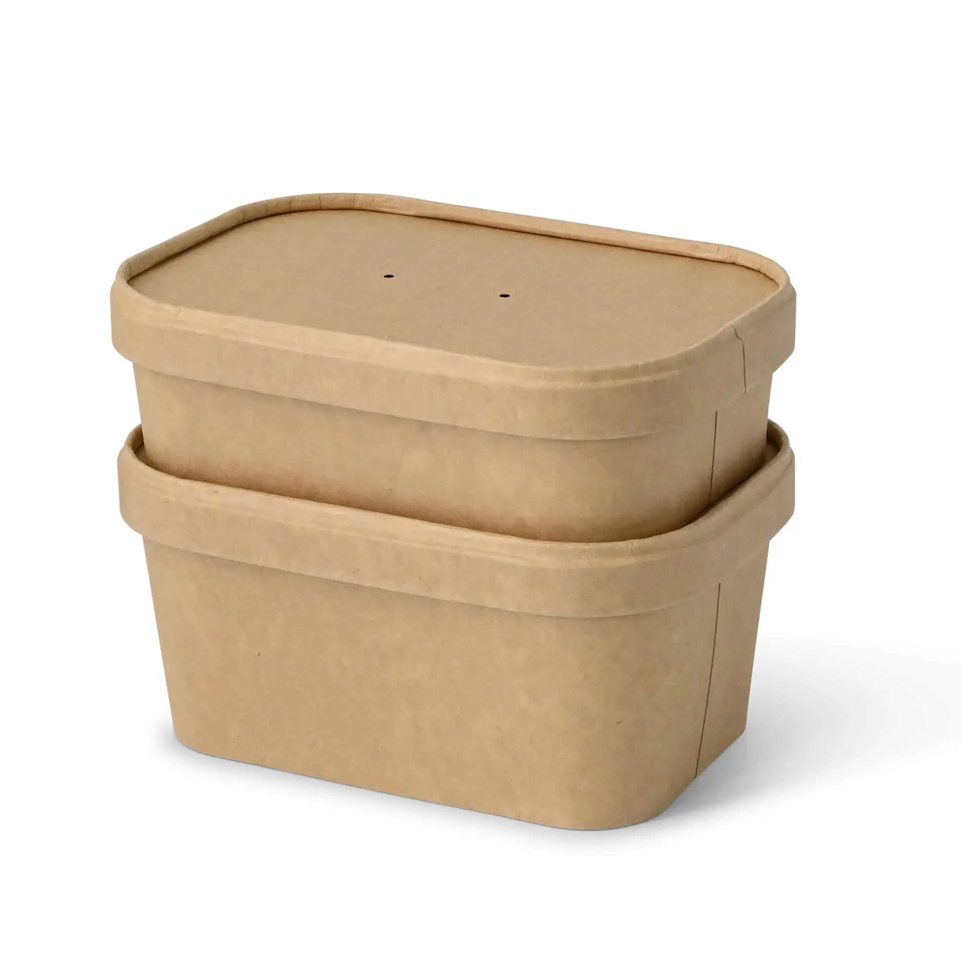 Cardboard lids 17,5 x 12,5 cm, brown, rectangular