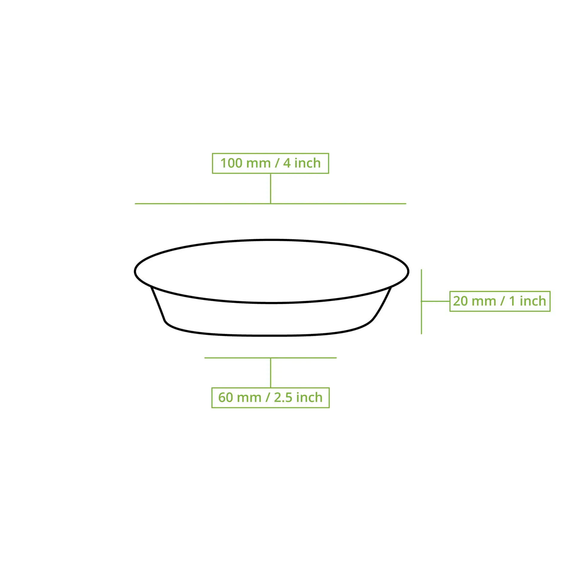 Palm leaf bowls  "Palmware®" 80 ml, round Palm leaf bowls  "Palmware®" 80 ml, round