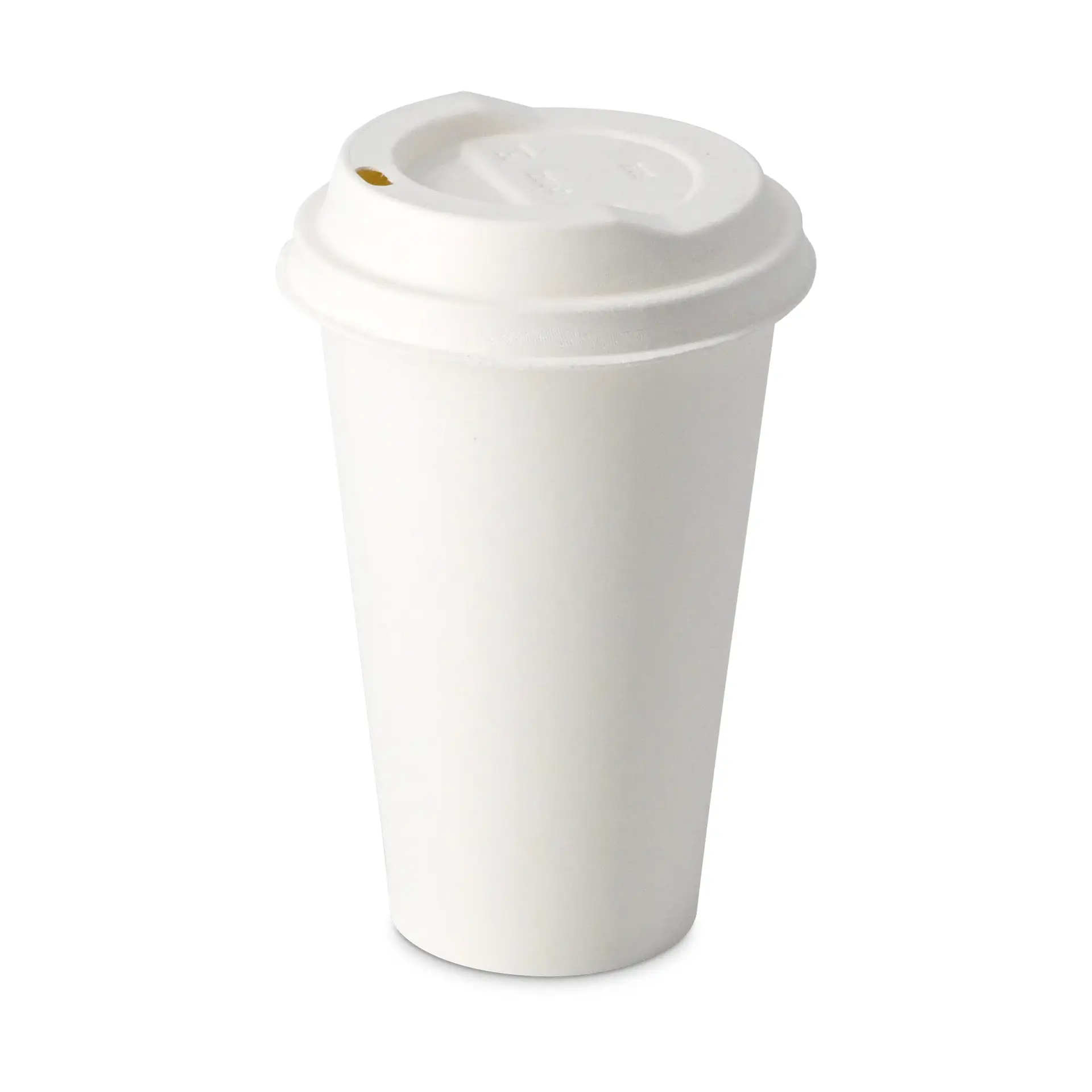 Paper cup 400 ml / 16 oz, Ø 90 mm, single wall, white, PLA-coated