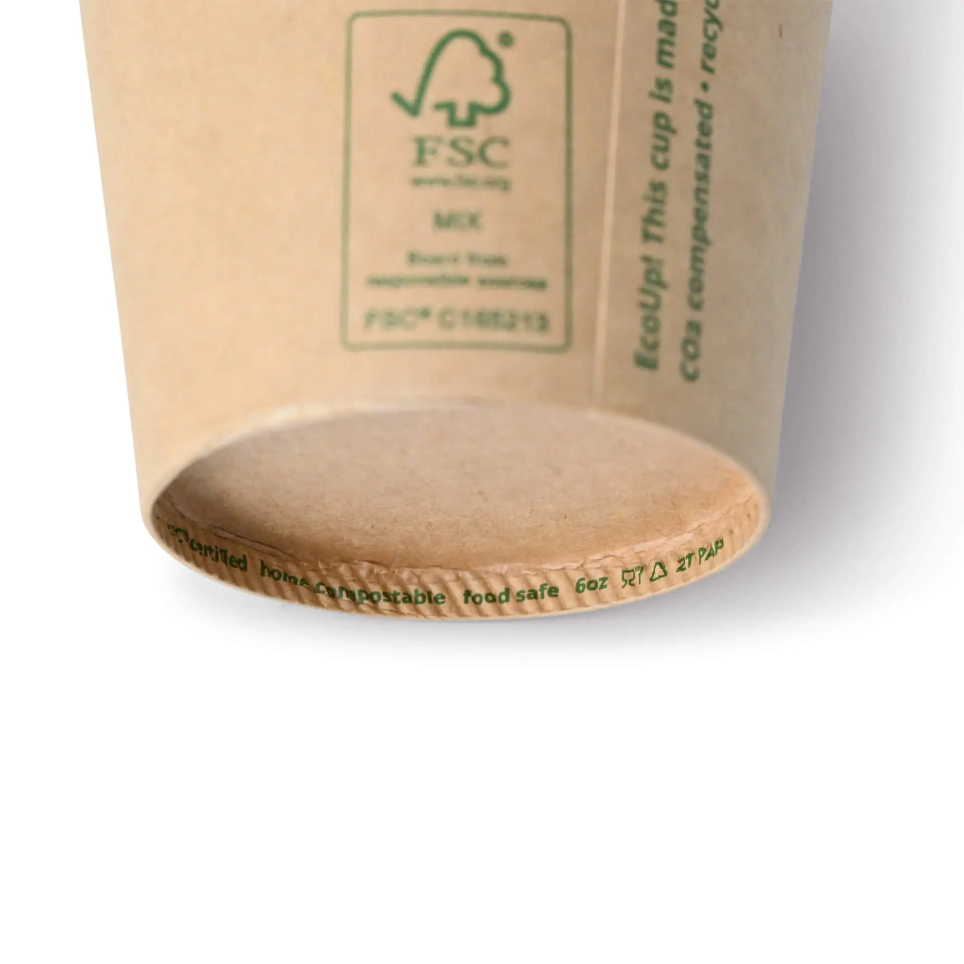 6 oz Paper cups (coated), Ø 80 mm, brown 6 oz Paper cups (coated), Ø 80 mm, brown