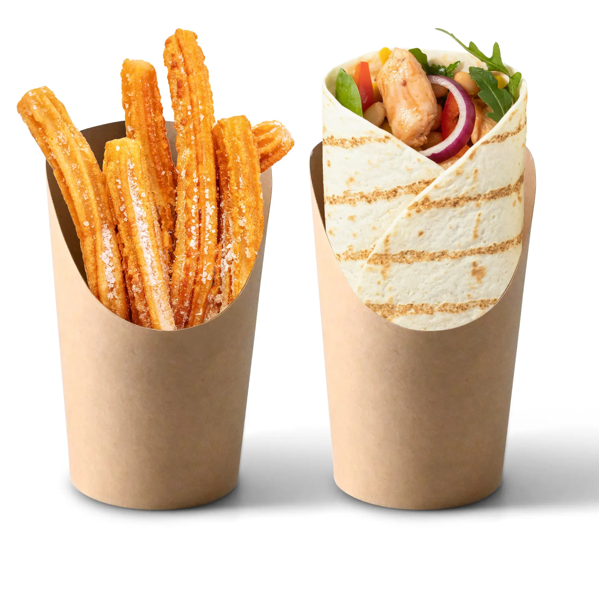 Wrap cup 300 ml, brown