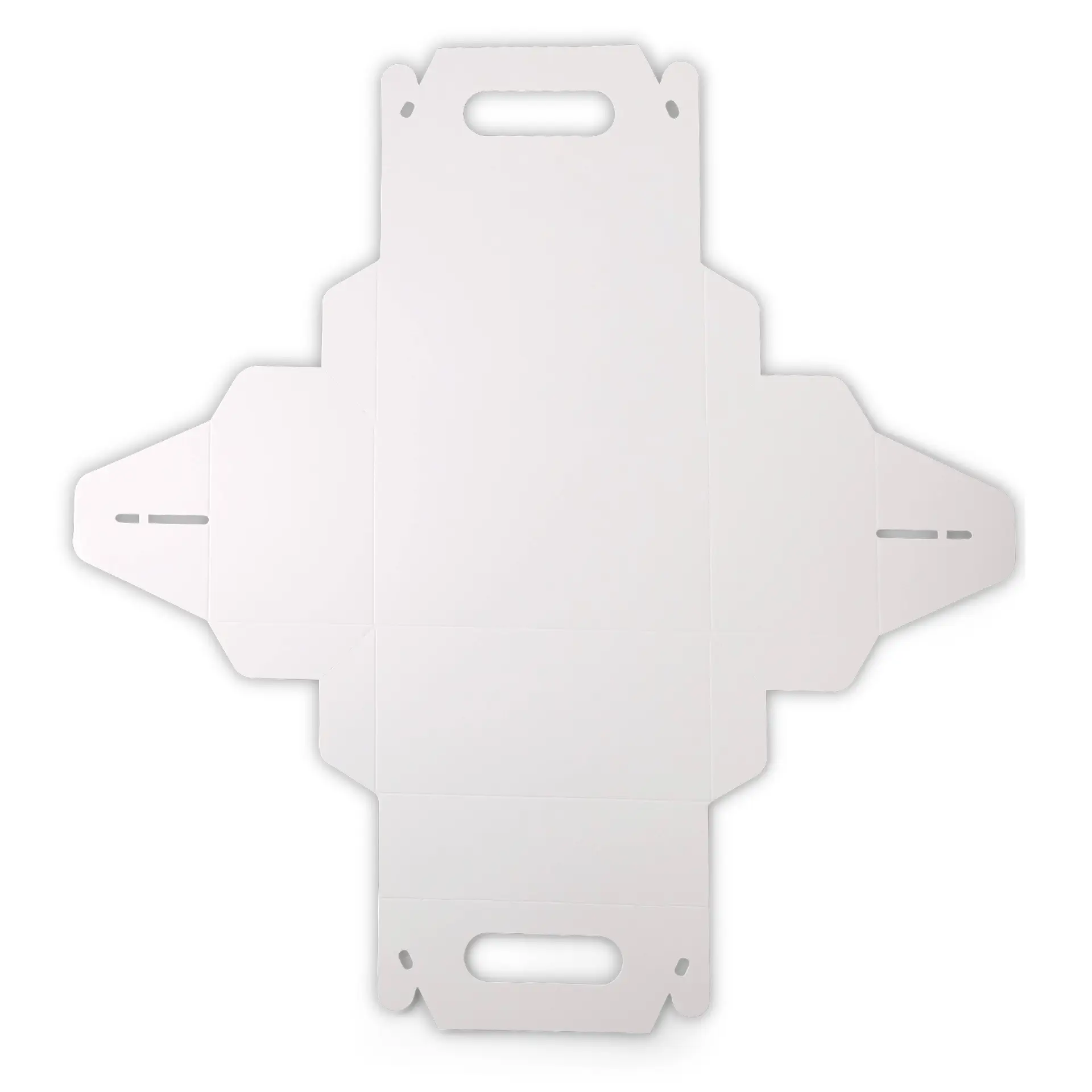 Cardboard pastry boxes with handle S, 18 x 11 x 9 cm, white, foldable