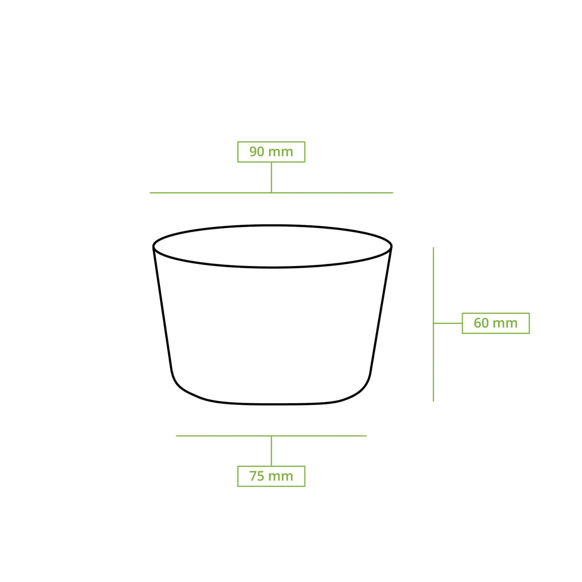 8 oz Cardboard Soup cups (Premium), Ø 90 mm, white, eco-friendly coating