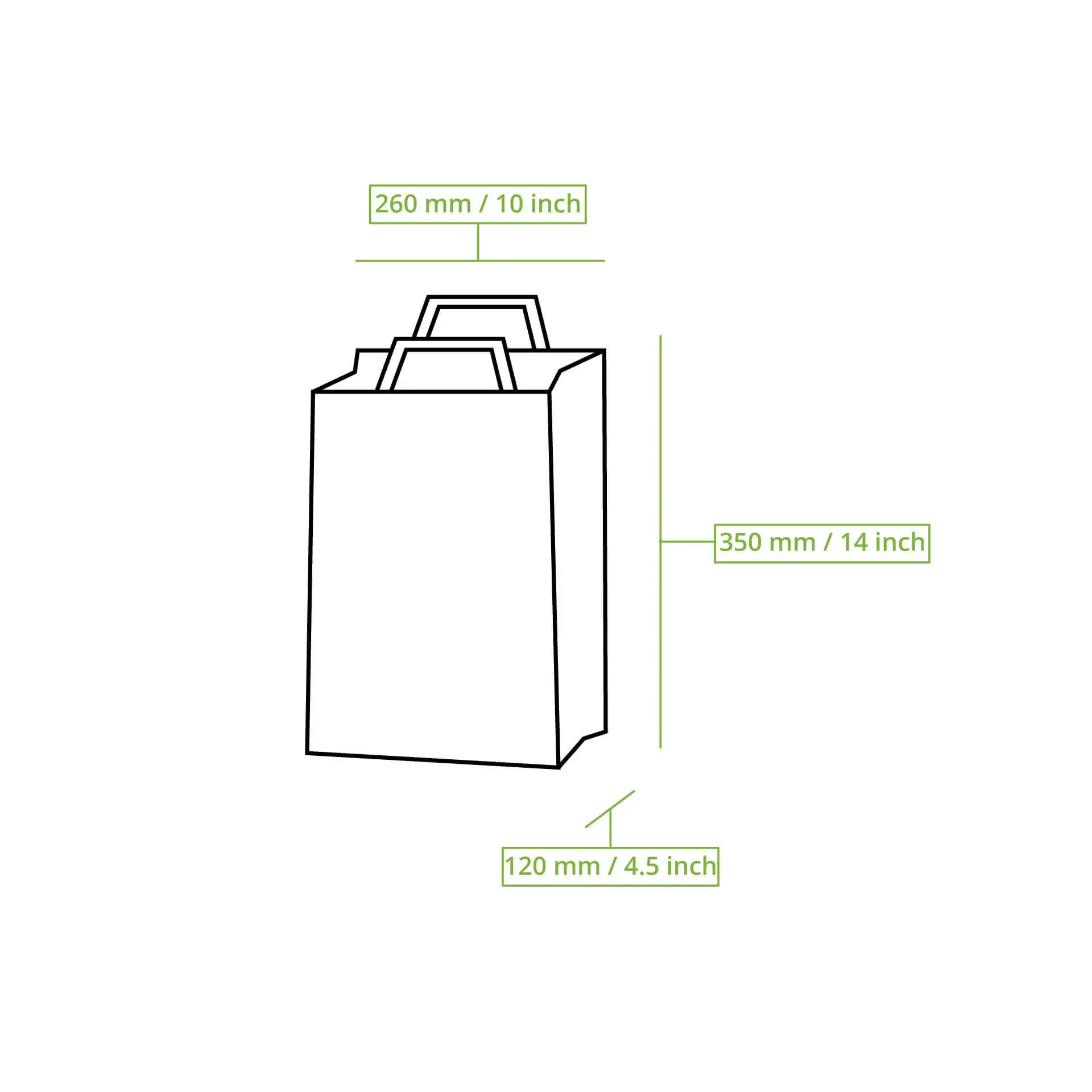 Recycling paper-carrier bags L, 26 x 12 x 35 cm, kraft Recycling paper-carrier bags L, 26 x 12 x 35 cm, kraft