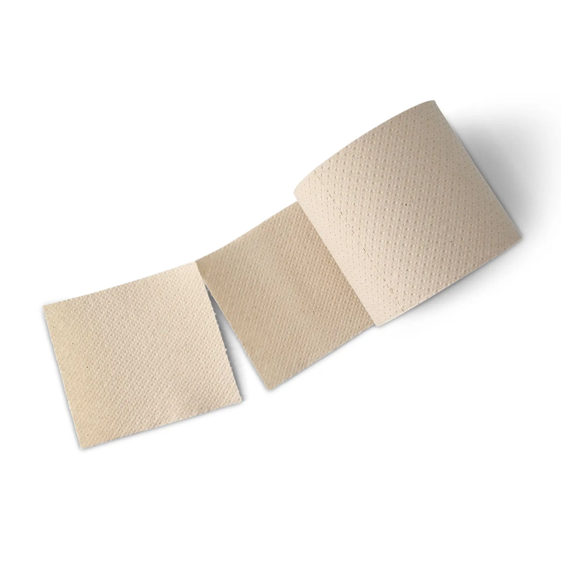 Toilet paper made from recycled paper, 2-ply, 300 sheets, brown