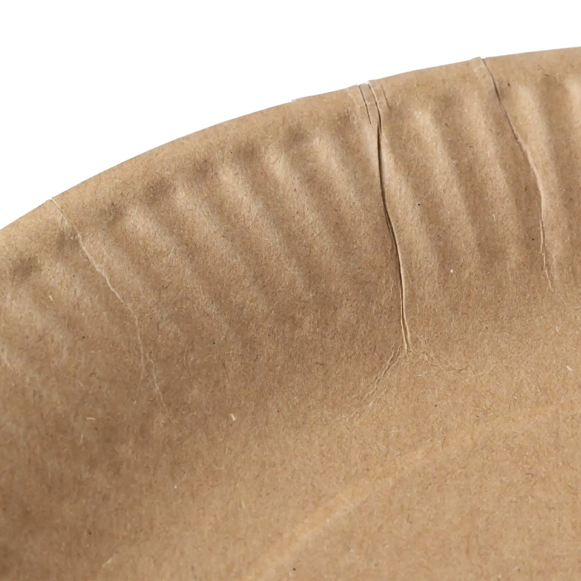 Paper plates Ø 23 cm, brown, round Paper plates Ø 23 cm, brown, round