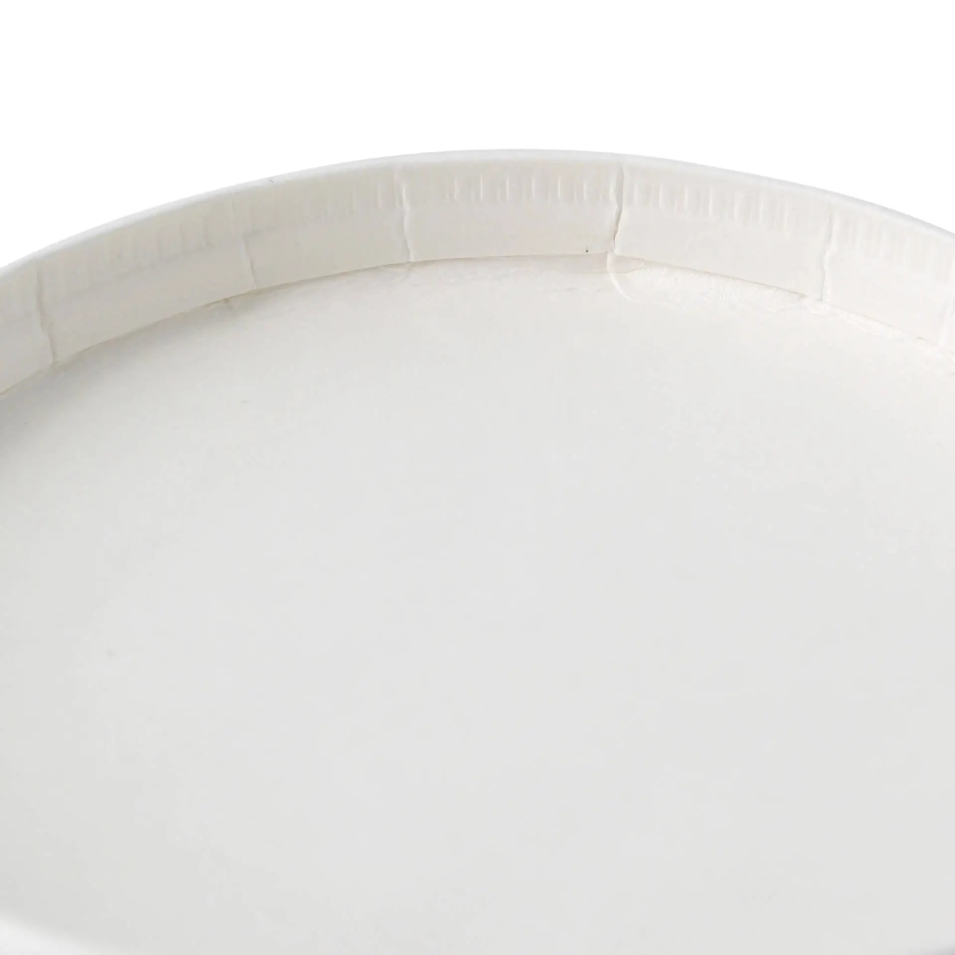 Cardboard lids (coated) Ø 92 mm, white (for ice cream cups)