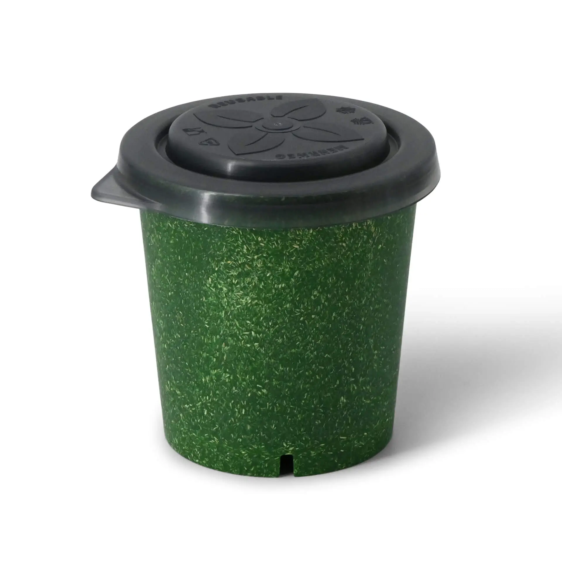 | 2 FOR 1 | Reusable cups "merways Cup" 400 ml, Ø 95 mm, spinach / dark green