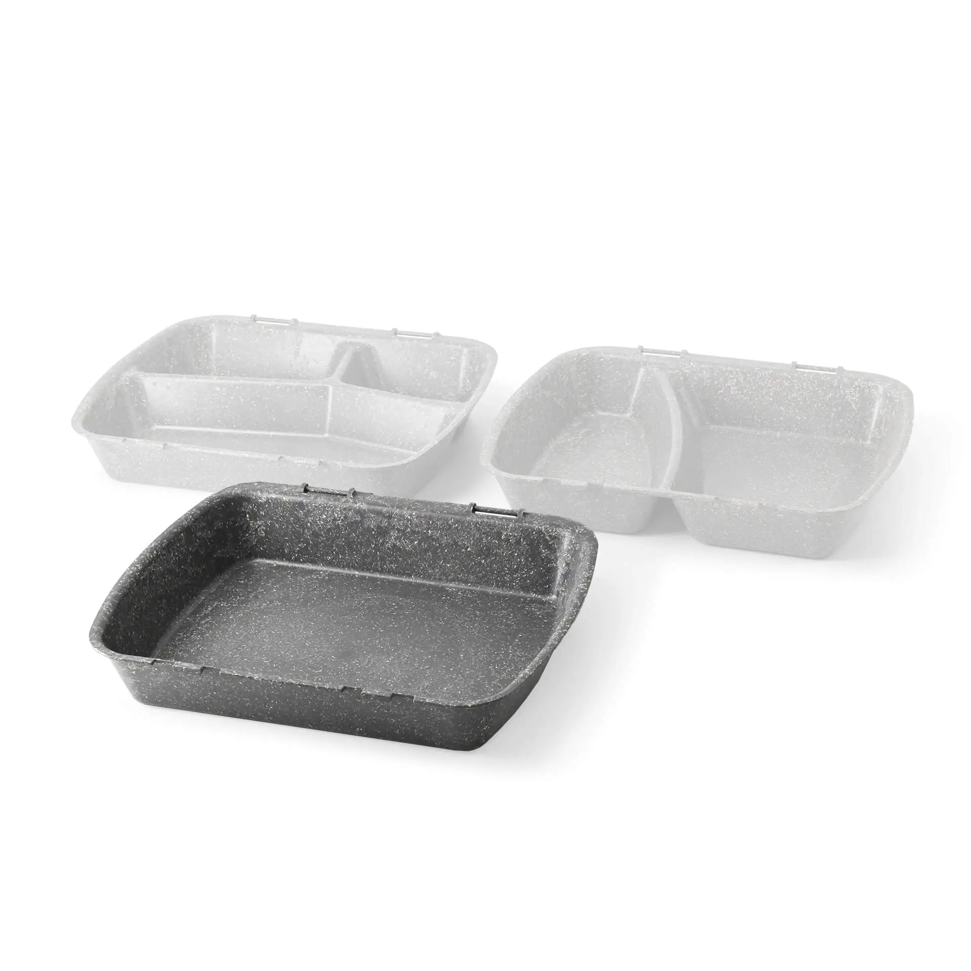Reusable menu-containers merways-Box 24,5 x 20 x 4,5 cm, HP4, pepper / grey dfc008241-mehrweg-menuebehaelter-merways-box-245-x-20-x-45-cm-hp4-pfeffer-grau-9