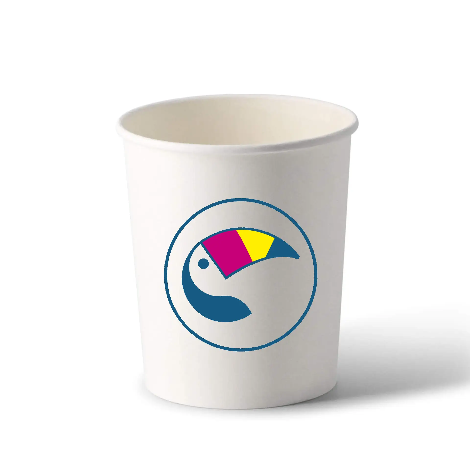 Soup cup to go printed, white, 600 ml, Ø 115 mm, PLA-coated Soup cup to go printed, white, 600 ml, Ø 115 mm, PLA-coated