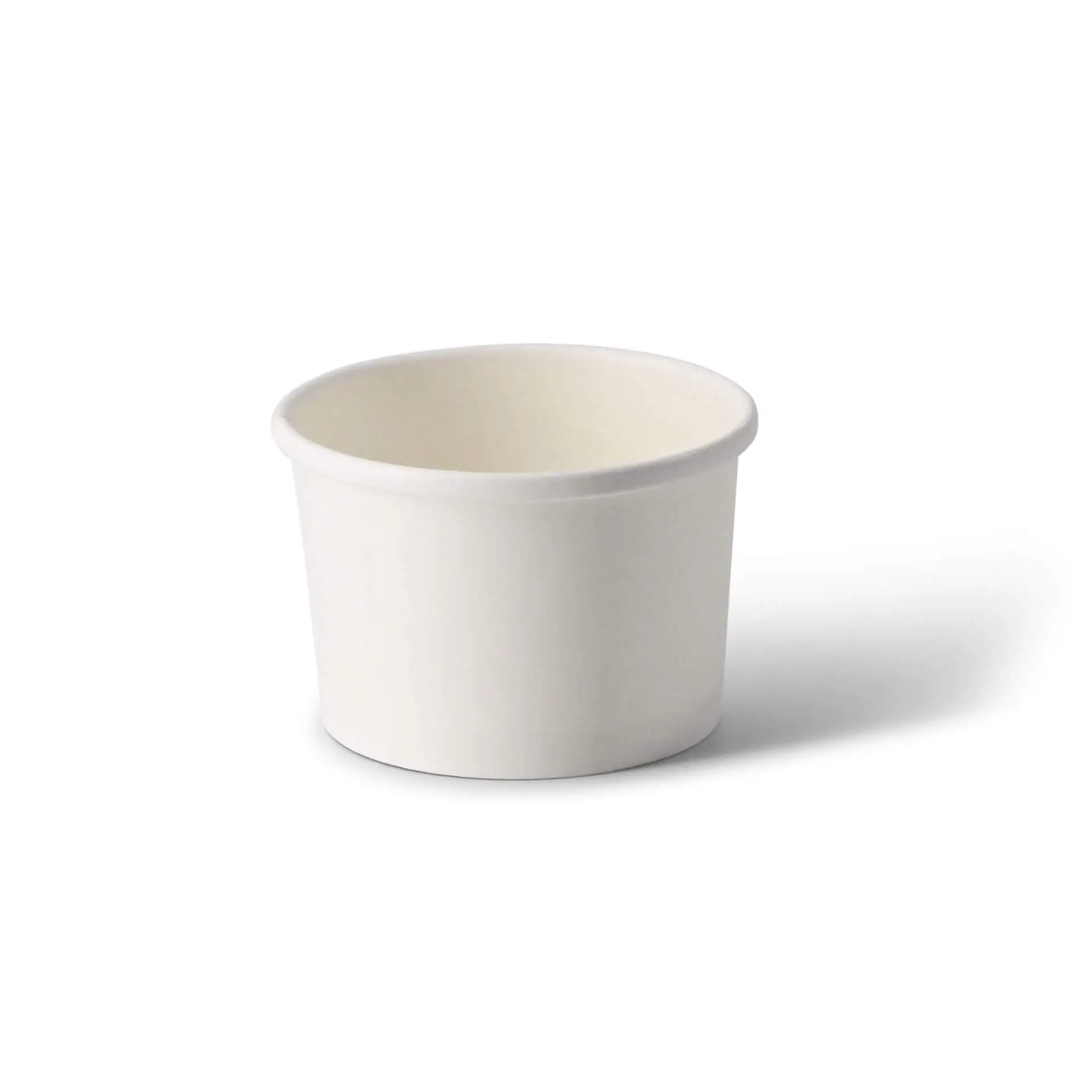 8 oz Cardboard Soup cups (Premium), Ø 90 mm, white, eco-friendly coating