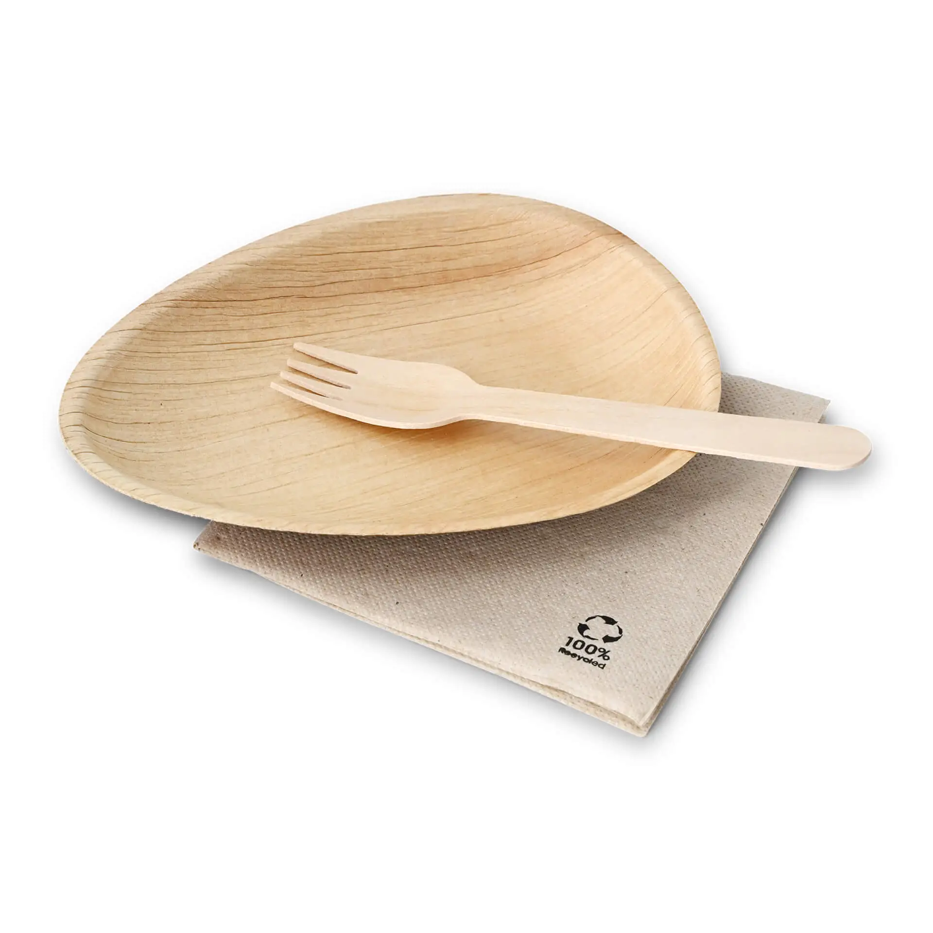 Palm leaf plates "Palmware®" 17 cm, tear drop dtw05610-palmblatt-teller-palmware-17-cm-tropfenfoermig-5