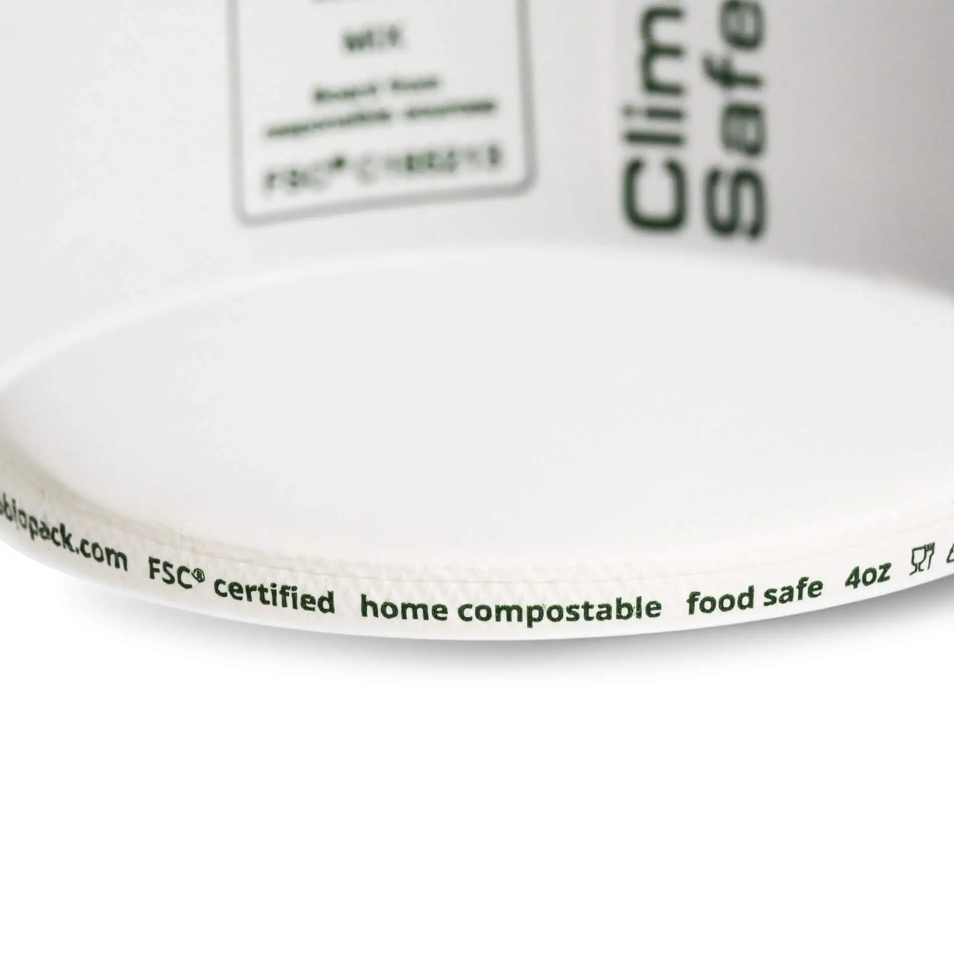 4 oz, max. 6 oz Paper Ice Cream Cups XS, Ø 92 mm, white