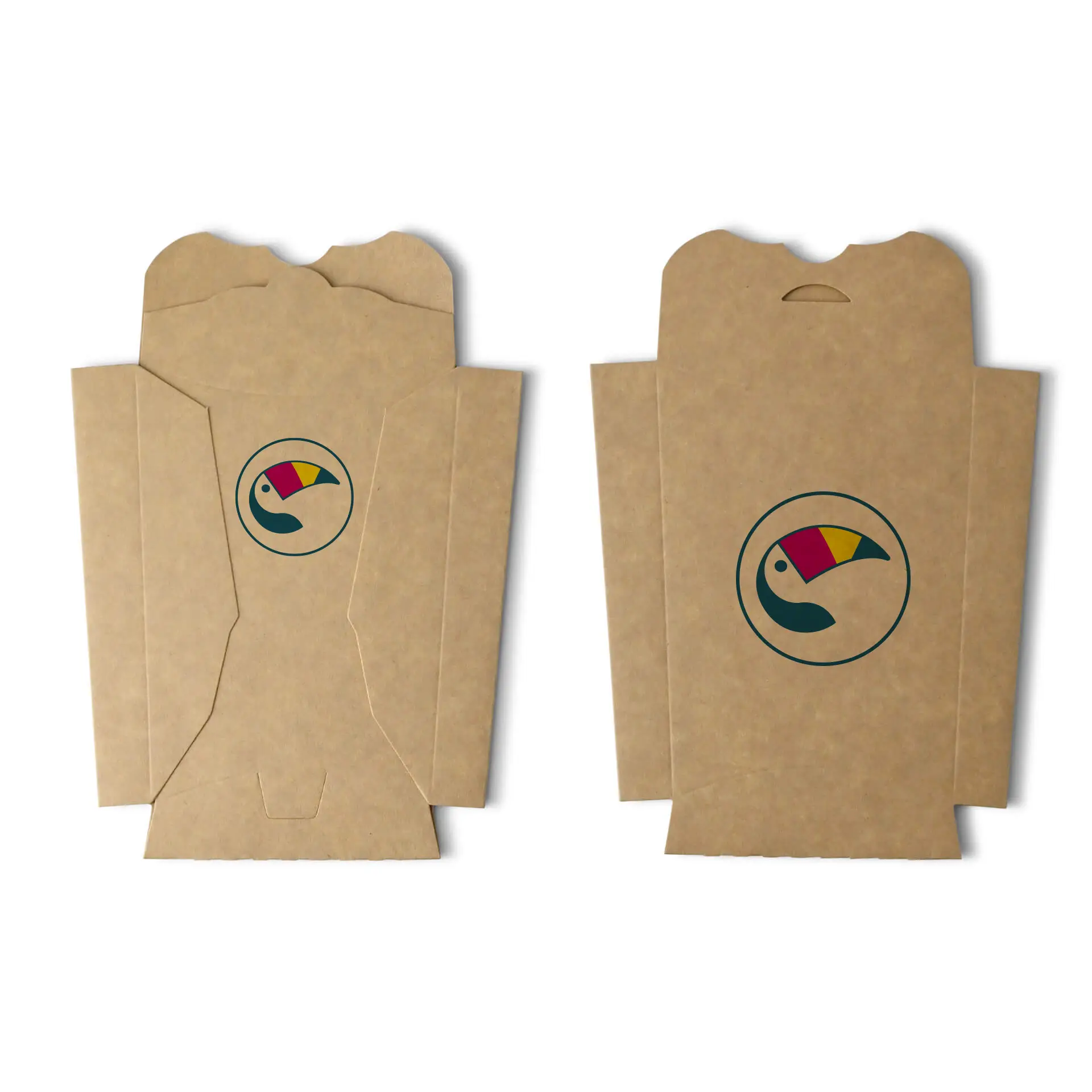 Custom printed chip packaging, 3 x 17.6 x 9 cm, PE-coated, resealable