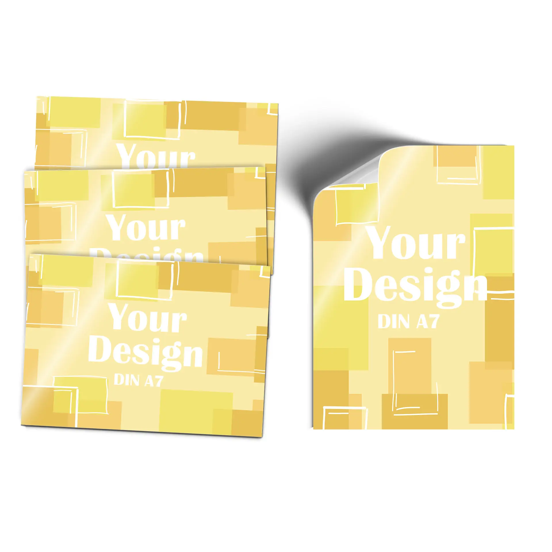 Logo design featuring a white emblem on a purple background with dimensions 105x74 mm.