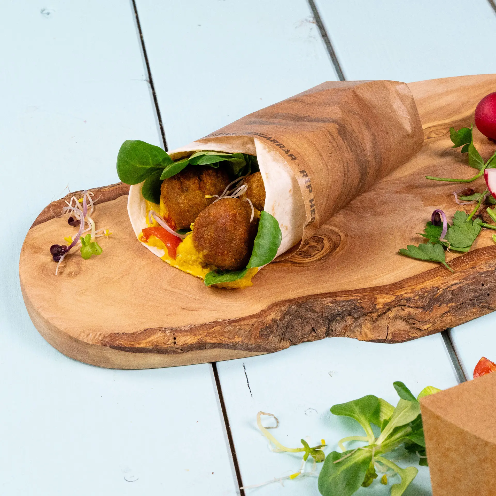 Burrito Bag, kraft, L 19.5 x 30 cm, prefolded dfc00506-wrap-papier-l-195-x-30-cm-braun-vorgefaltet-8
