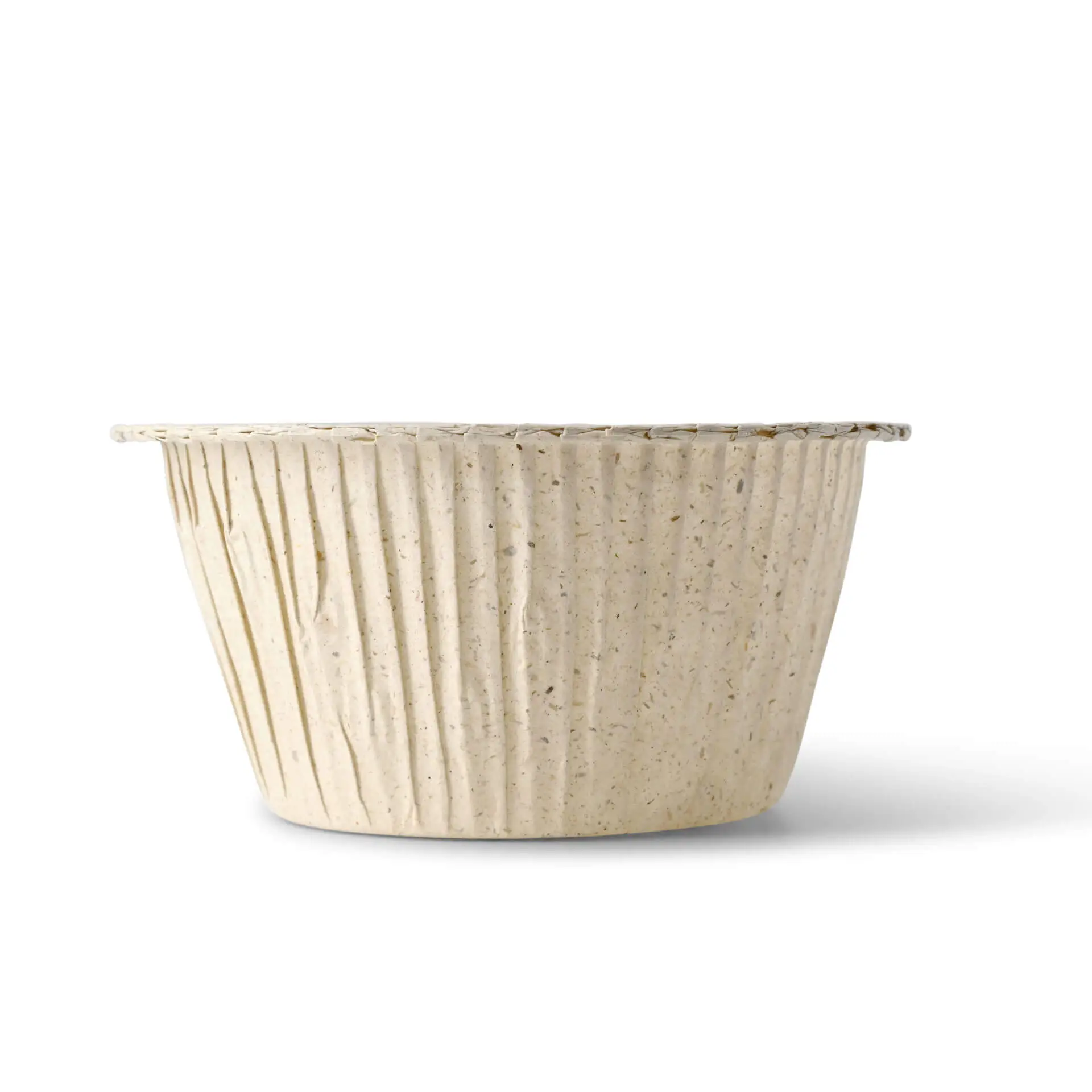Cupcake liners made from grass paper ∅ 5 cm, round, brown