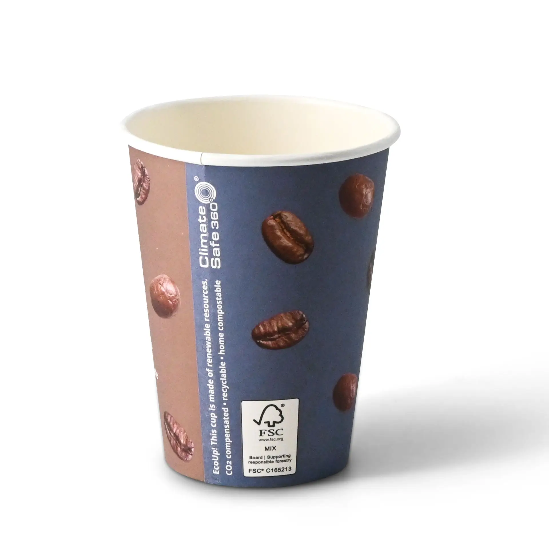 12 oz Paper cup printed with "Coffee", Ø 90 mm dhd045541-pappbecher-bedruckt-kaffee-300-ml-12-oz-90-mm-2