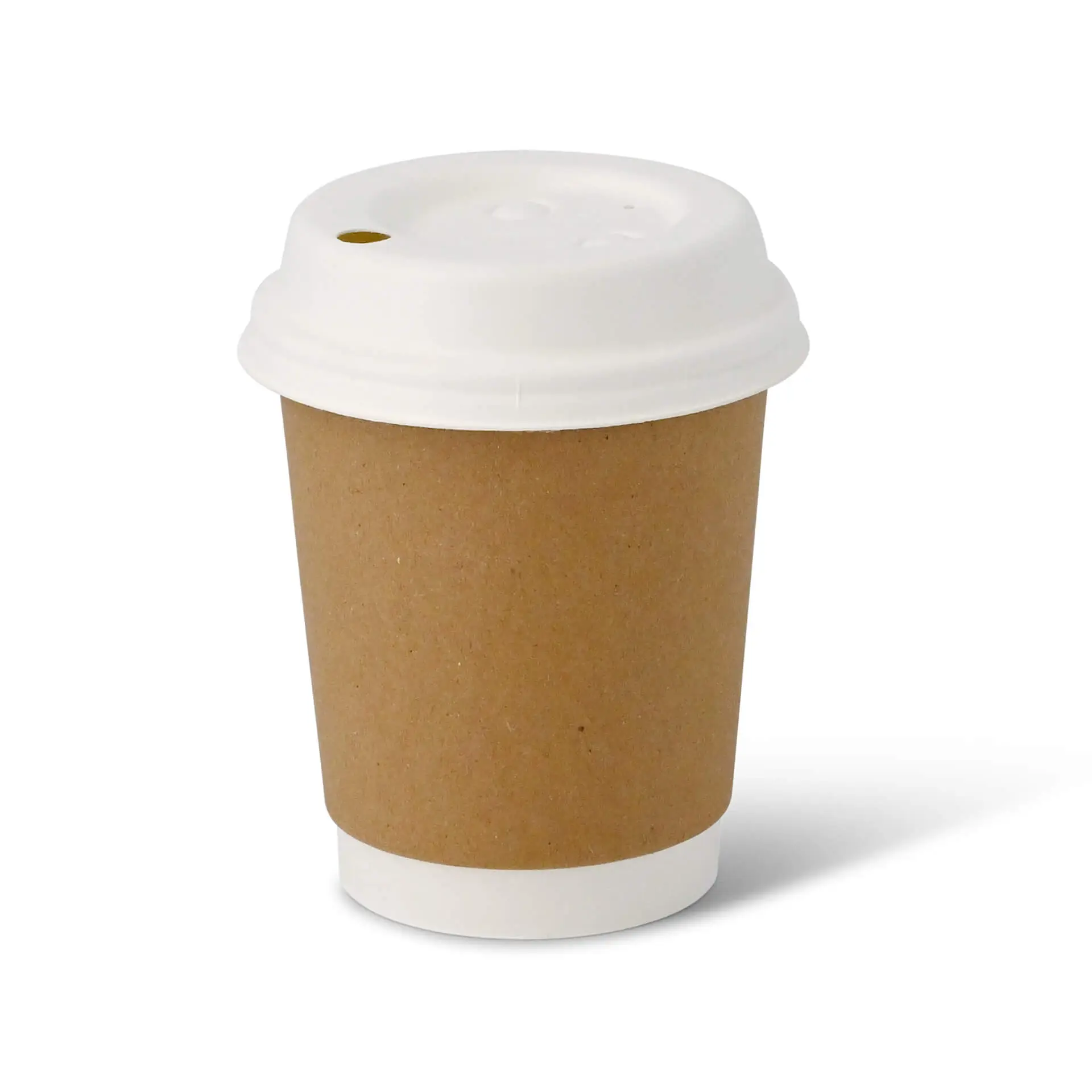 8 oz Takeaway coffee cups double wall, Ø 80 mm, kraft dhd048721-coffee-to-go-becher-aus-pappe-doppelwandig-200-ml-8-oz-80-mm-braun-3