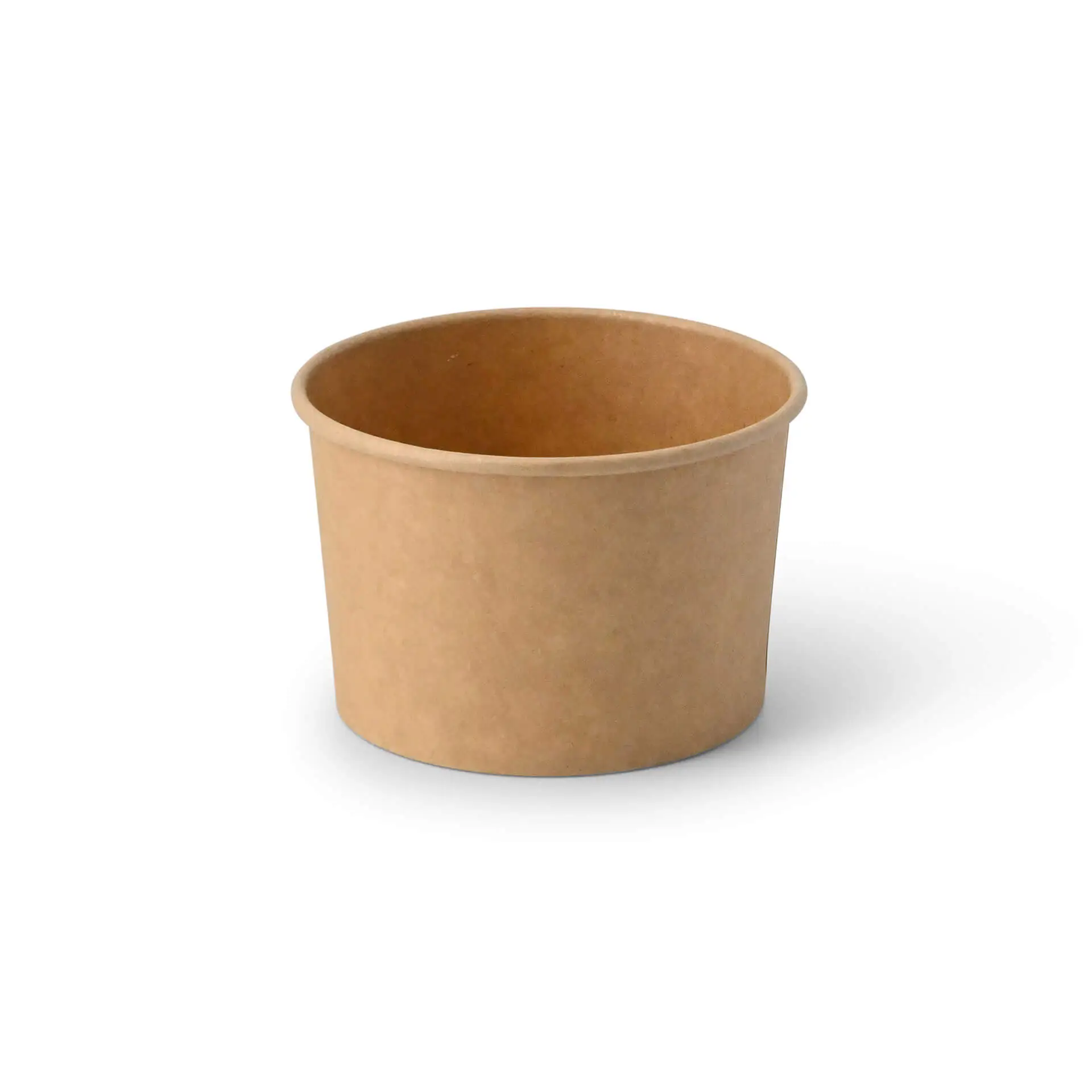 8 oz, max. 9.5 oz Paper Ice Cream Cups M, Ø 92 mm, brown