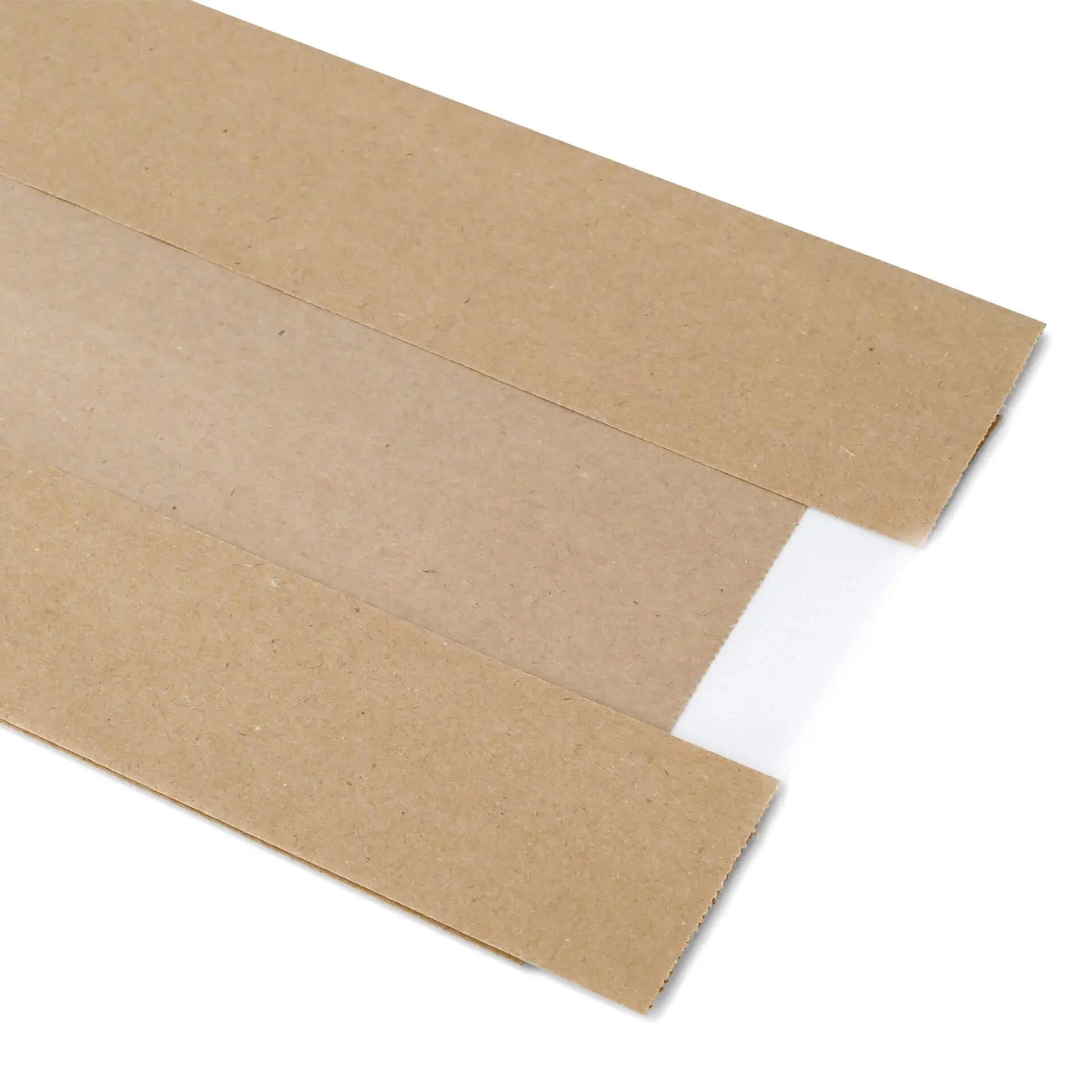 Flat paper bread bag with Window M, 14 x 7 x 41 cm, brown