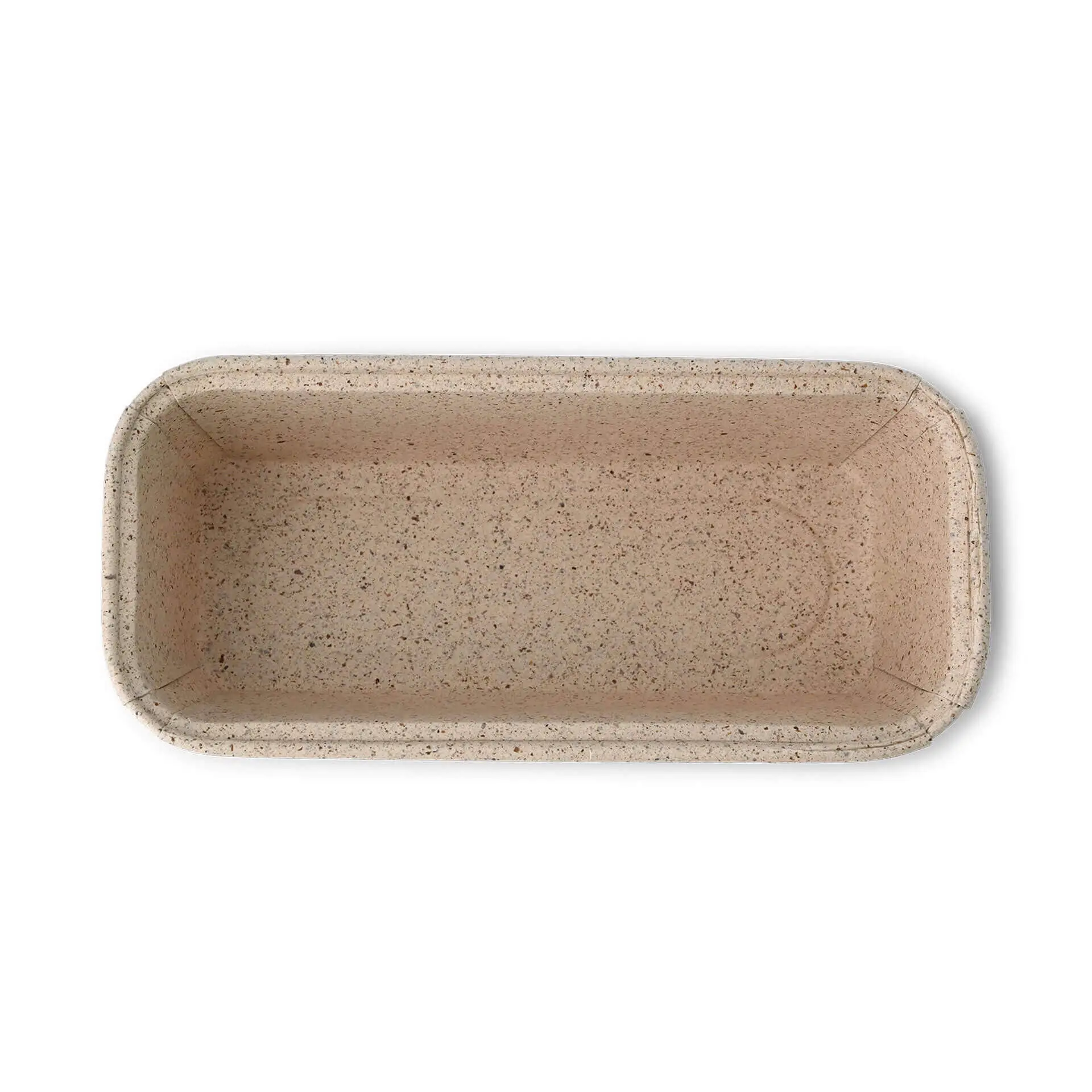 Baking moulds made from cocoa paper 16 × 5.5 × 5 cm, rectangular, brown