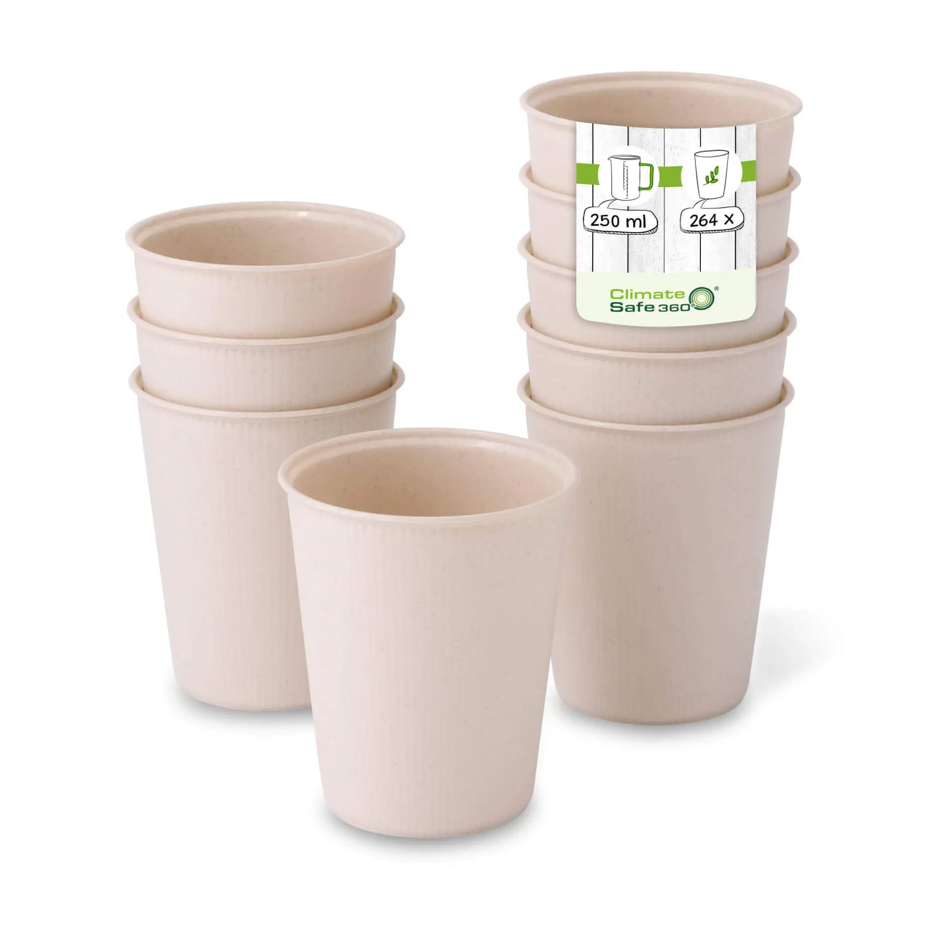 11 oz Reusable coffee cup, Ø 80 mm, PP, transparent