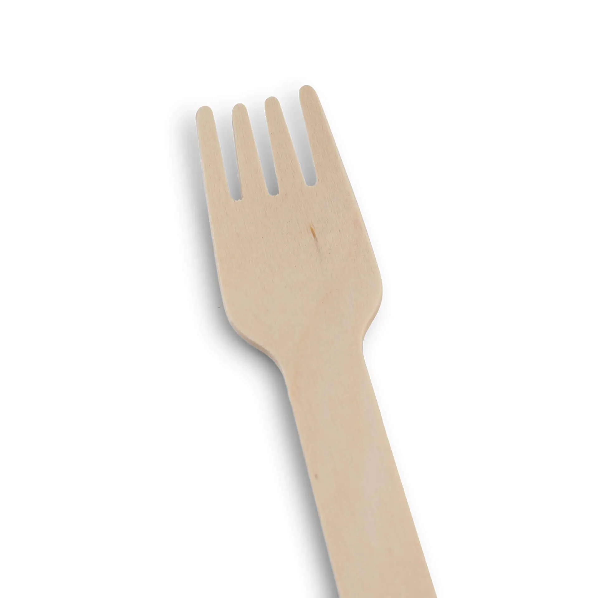 Wooden cake forks 14 cm, bio-coated