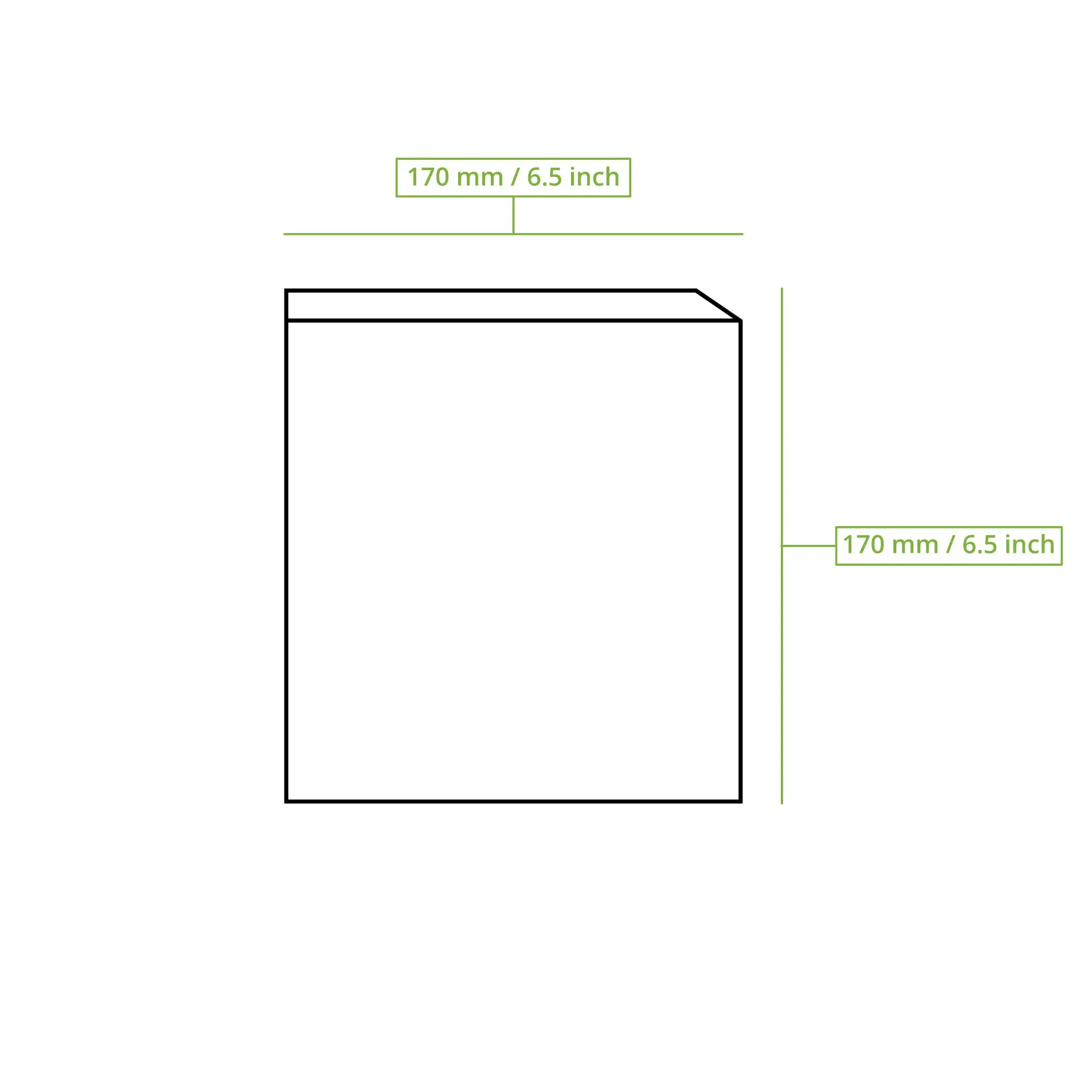 Paper-flat bags 17 x 17 cm, kraft Paper-flat bags 17 x 17 cm, kraft