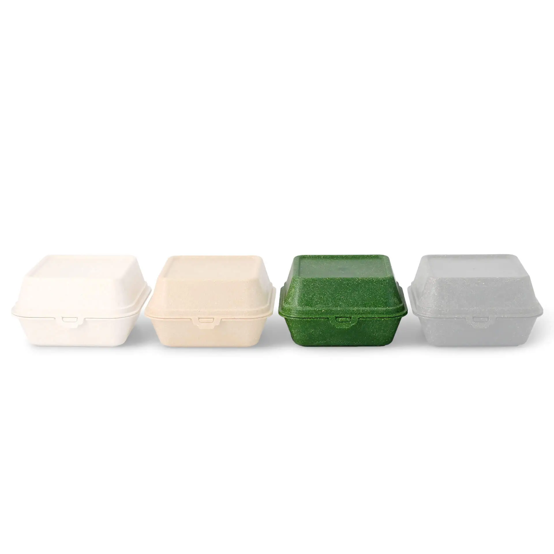 | 2 FOR 1 | Reusable burger boxes "merways Box" 16 x 15 x 8.5 cm, spinach / dark green dfc00856-2-fuer-1-mehrweg-burgerboxen-merways-box-16-x-15-x-85-cm-spinat-dunkelgruen-9