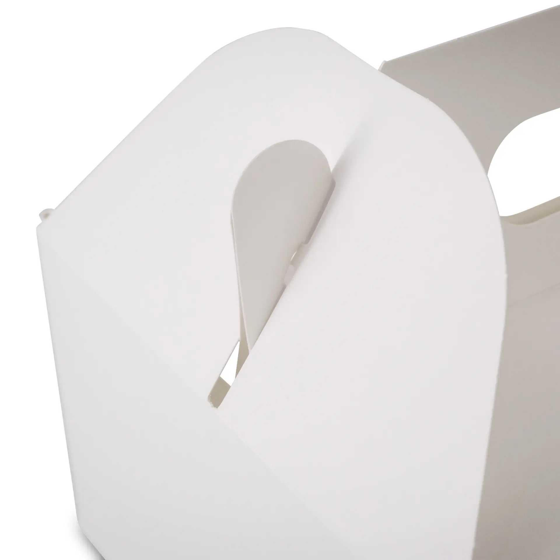 Cardboard pastry boxes with handle M, 21 x 17 x 9 cm, white, foldable