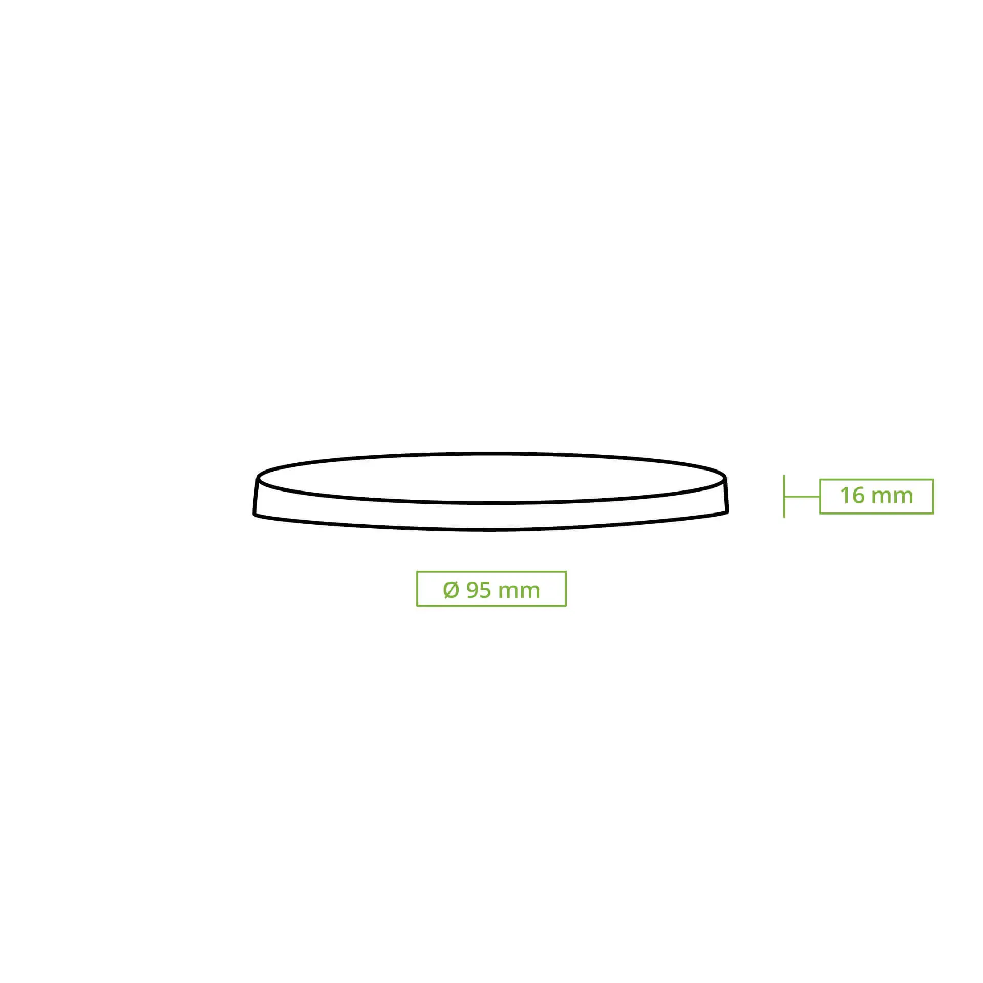 Cardboard membrane lids Ø (coated) 95 mm, brown (for soup containers) Cardboard membrane lids Ø (coated) 95 mm, brown (for soup containers)