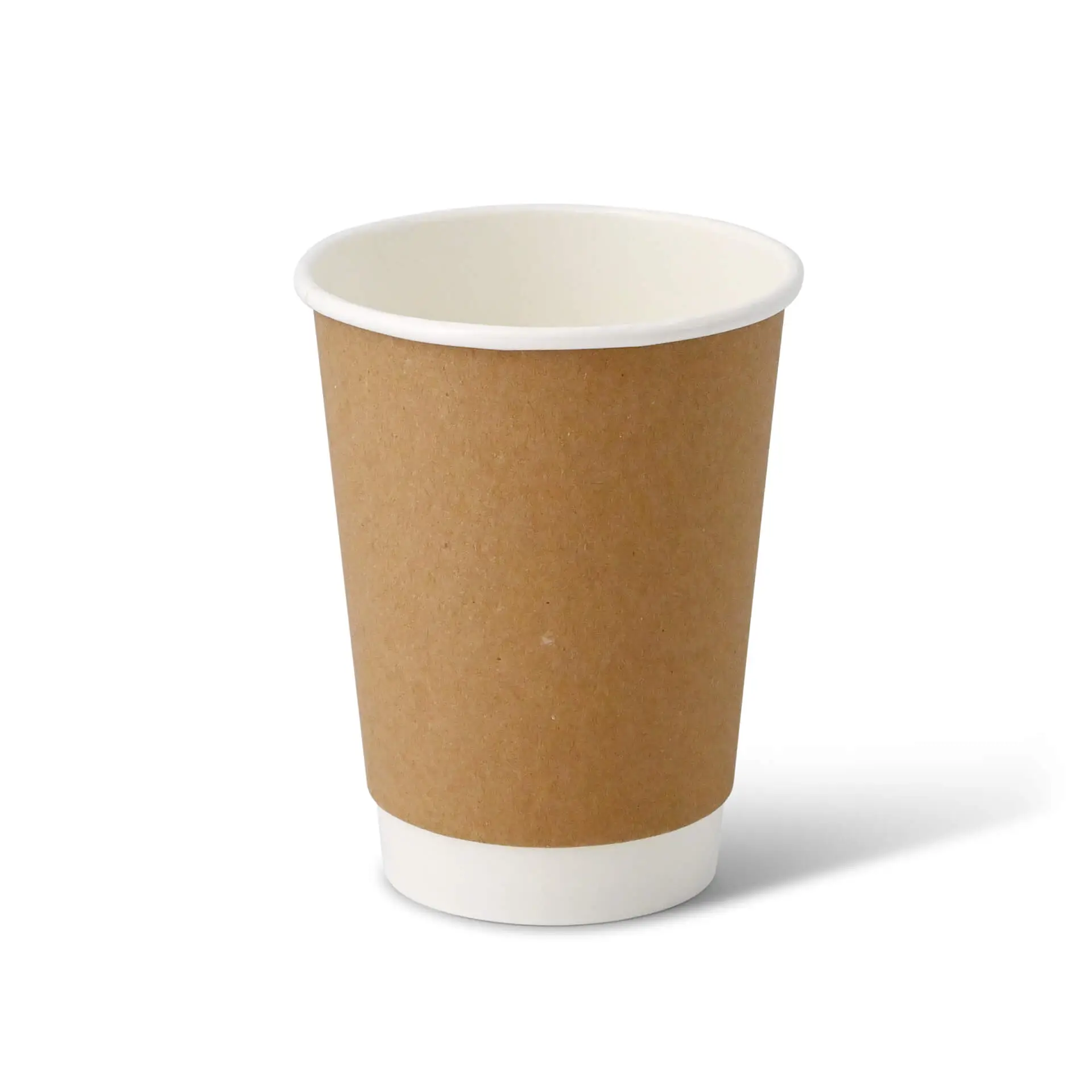 12 oz Takeaway coffee cups double wall, Ø 90 mm, kraft