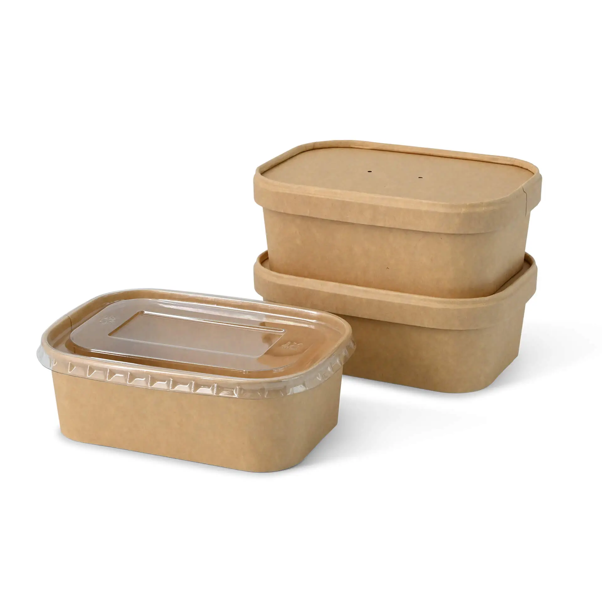 Food Containers 750 ml, 17,5 x 12,5 x 5,5 cm, kraft, rectangular