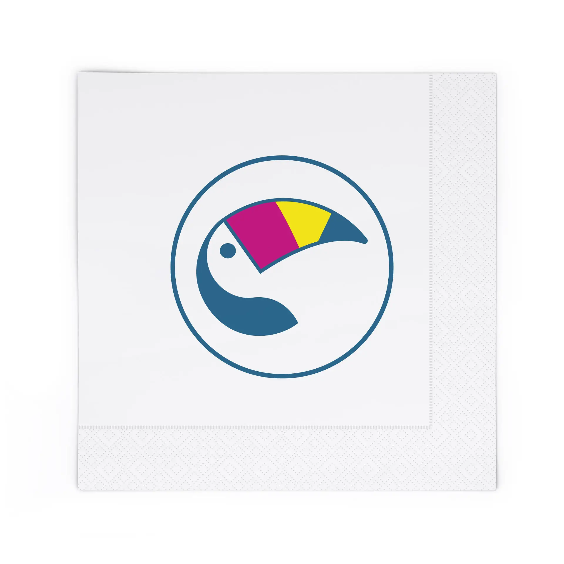 Printed napkins, 33 x 33 cm, 1/4 fold