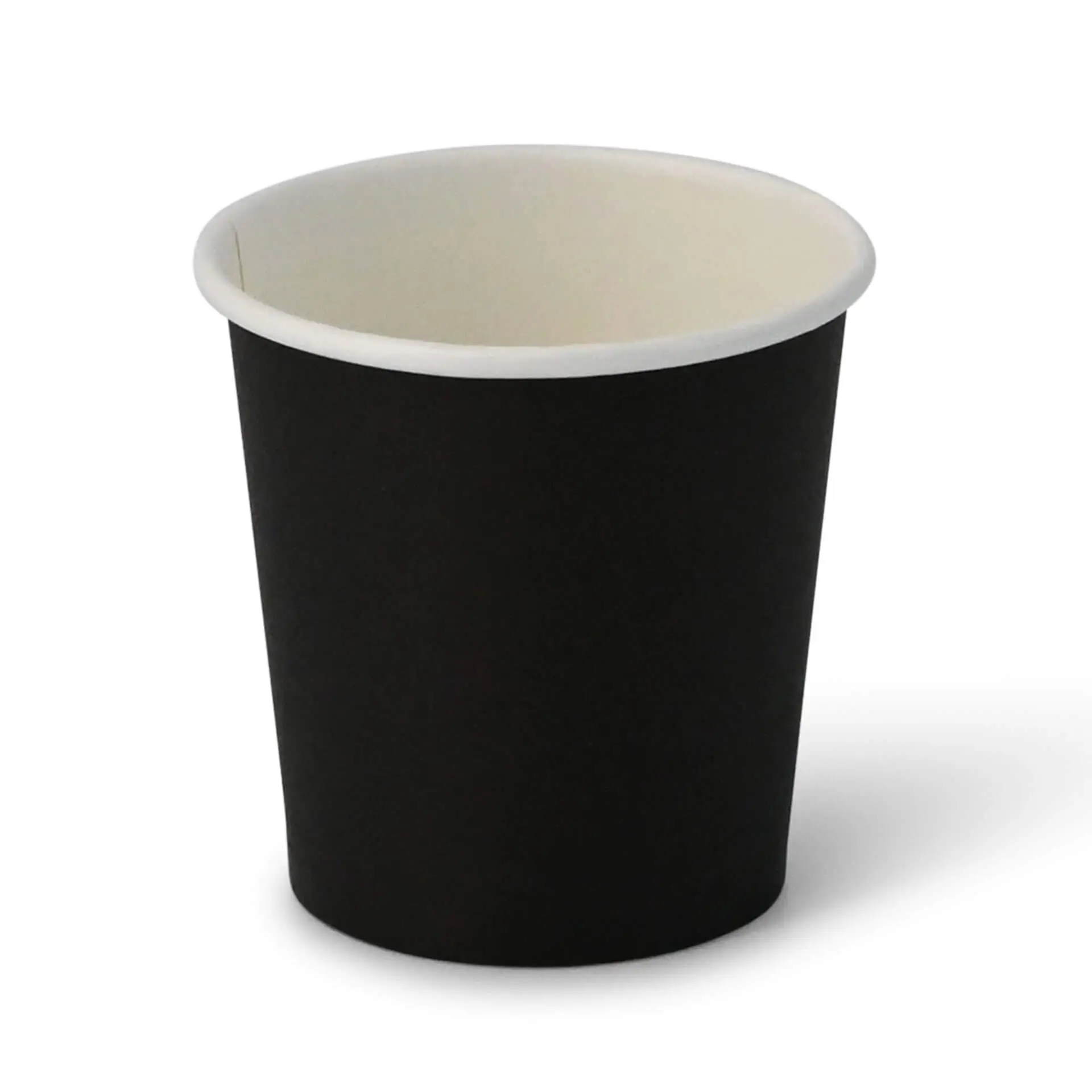 4 oz Paper cups single wall, Ø 62 mm, black dhd045211-pappbecher-100-ml-4-oz-62-mm-schwarz-1